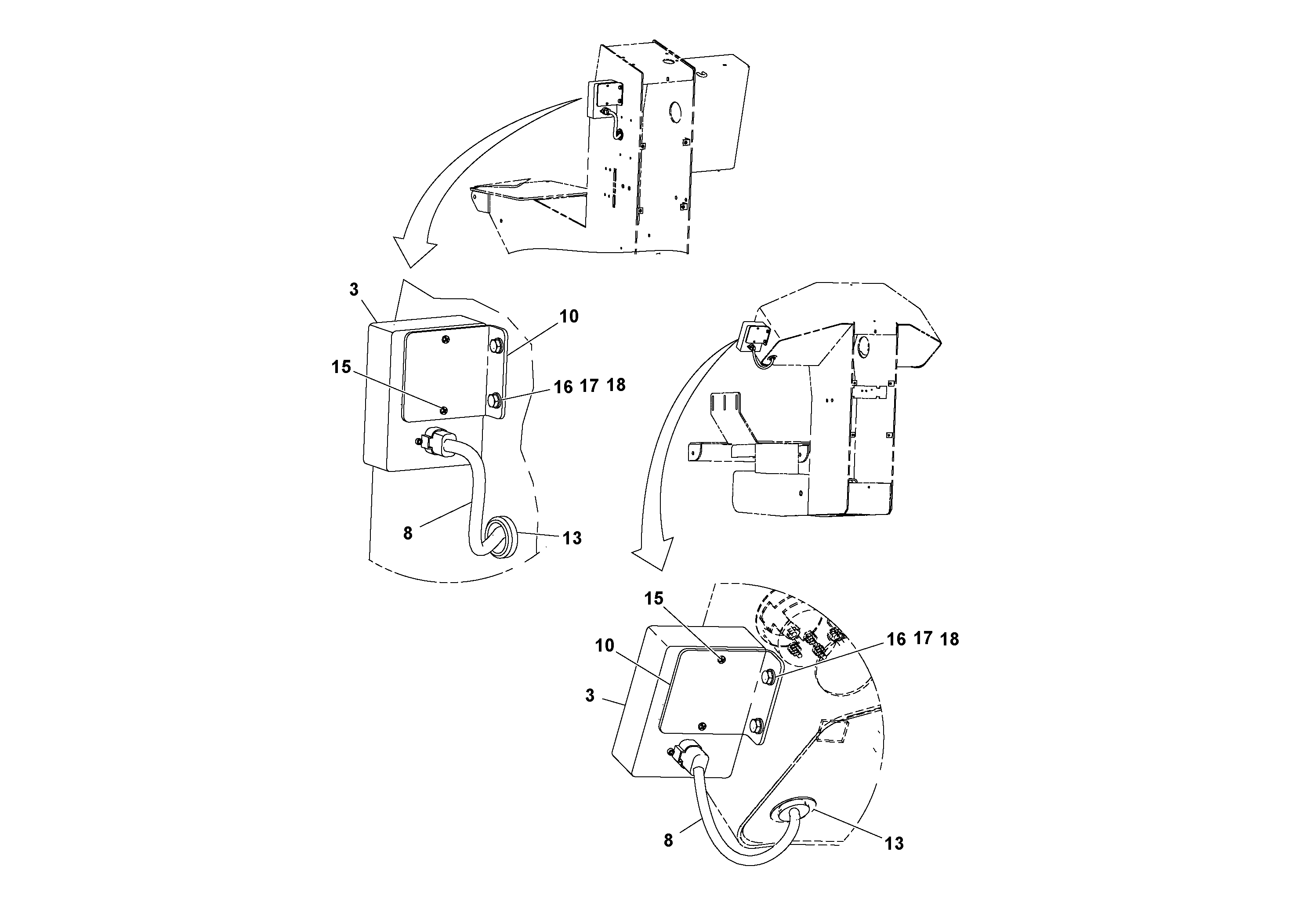 Seat frame RM13249404 VOLVO