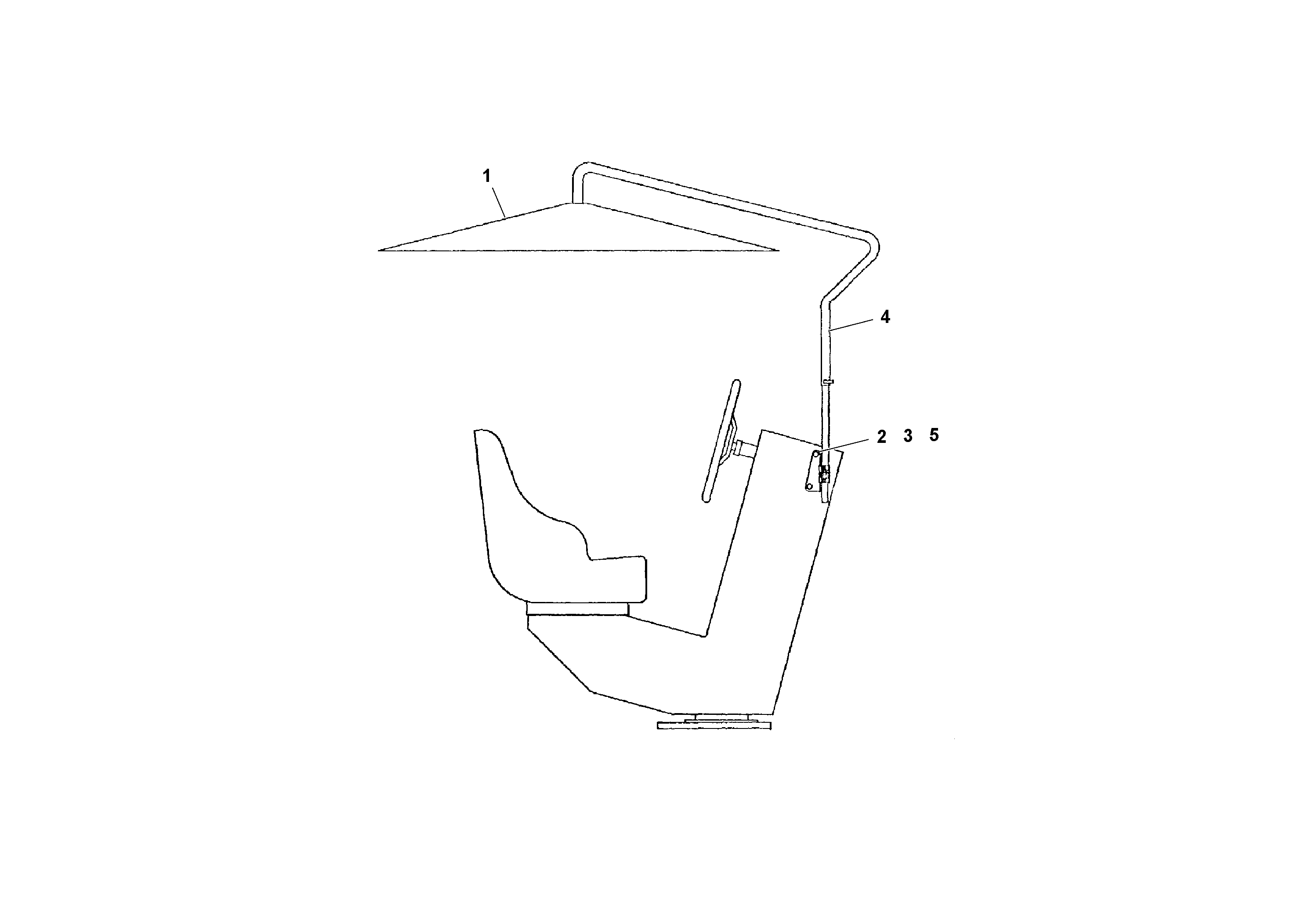 Seat frame RM59950121 VOLVO