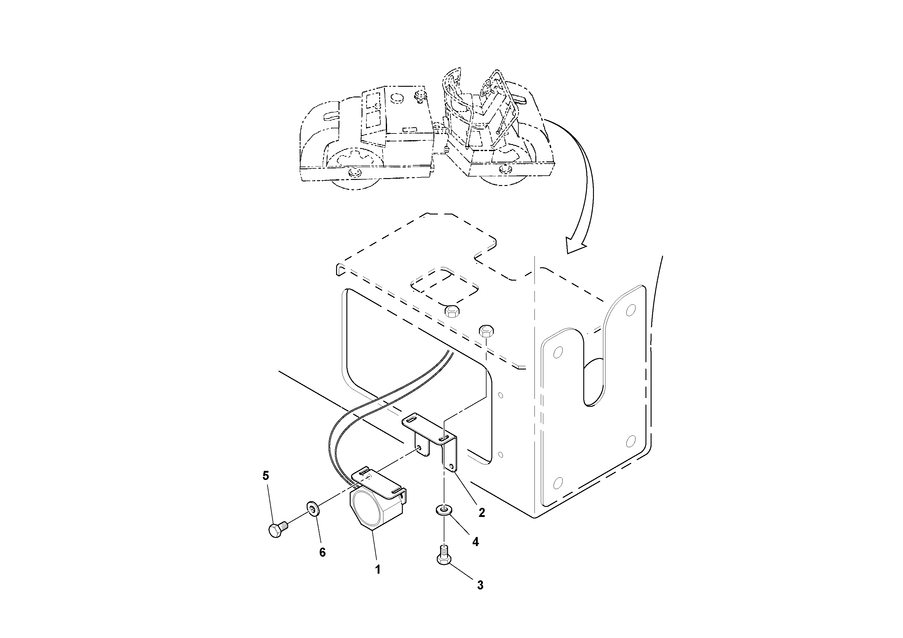Seat frame RM59191007 VOLVO