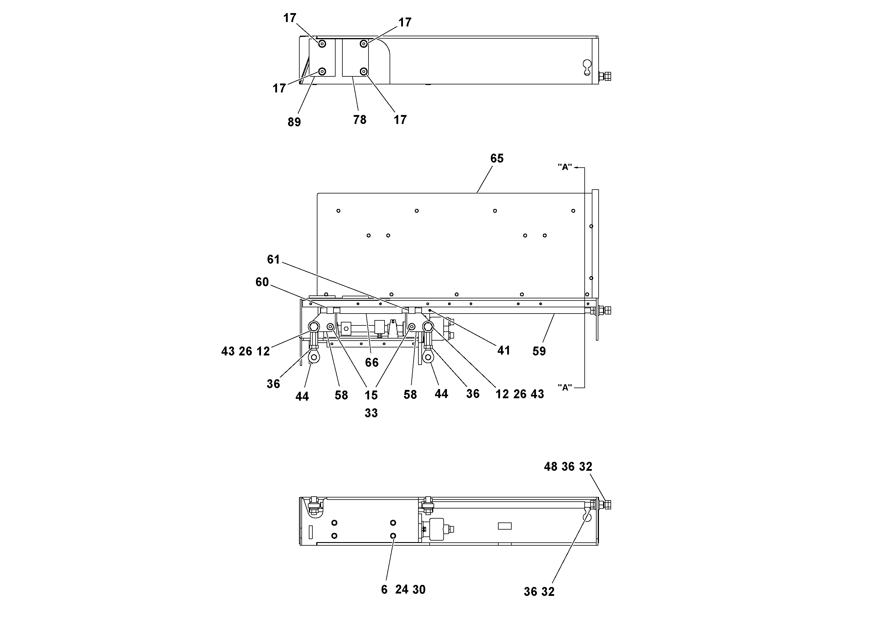 Mounting rail RM95996021 VOLVO
