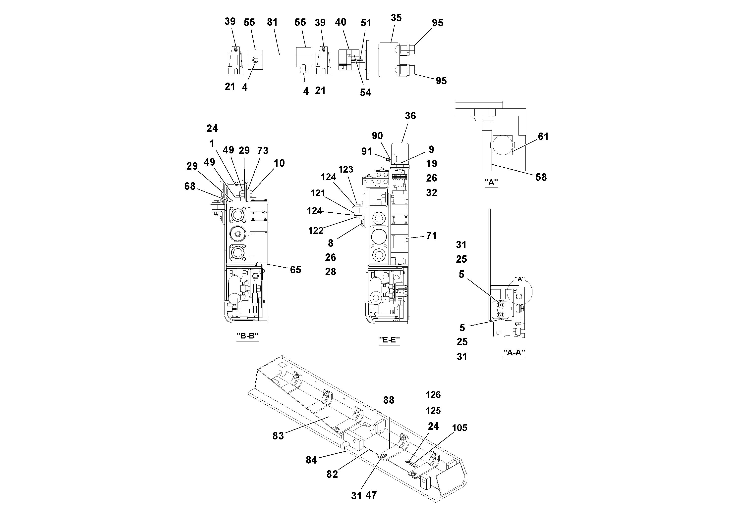 Support, 2000 l/2300 l RM20320941 VOLVO