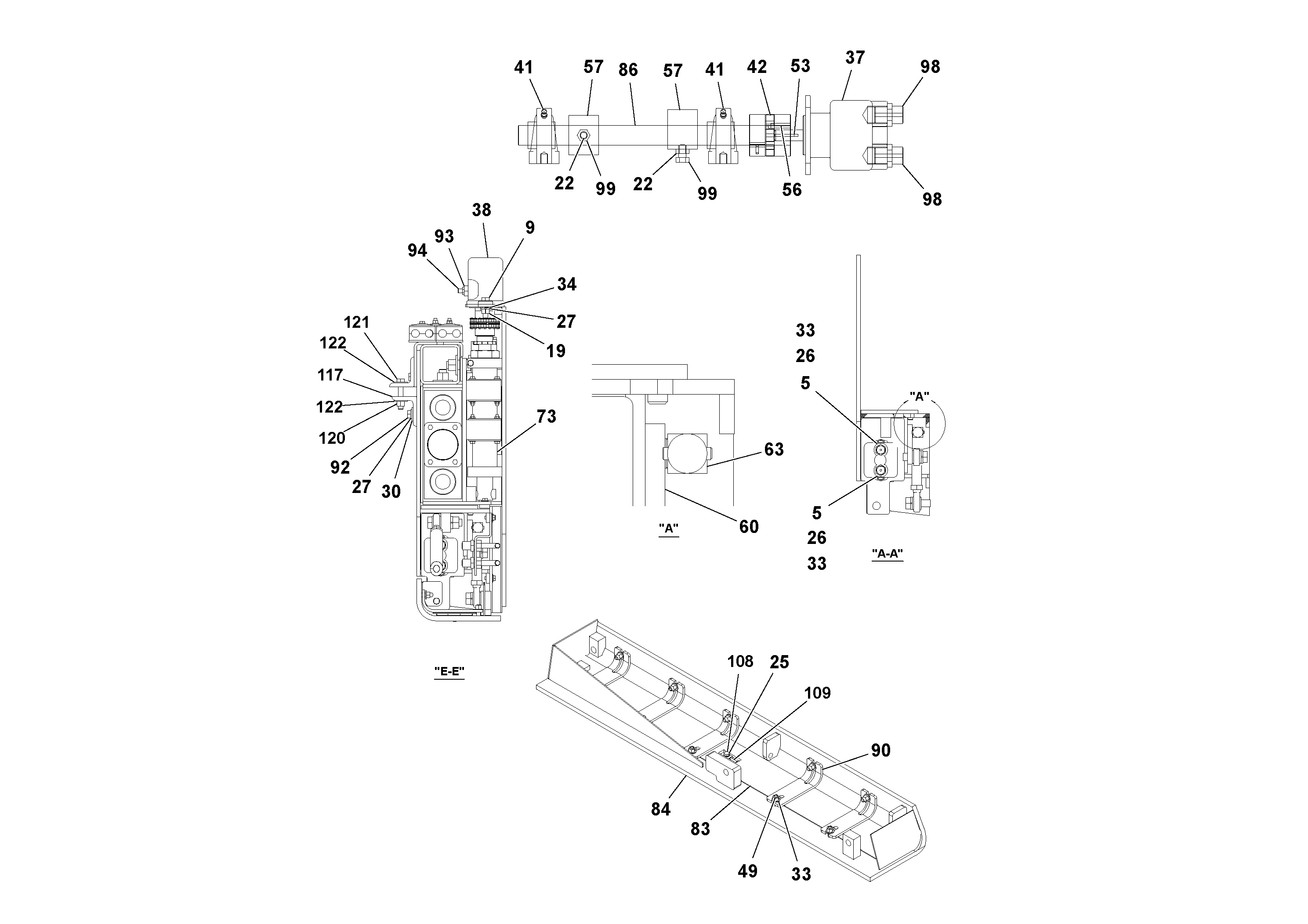 Support, 2000 l/2300 l RM20319943 VOLVO