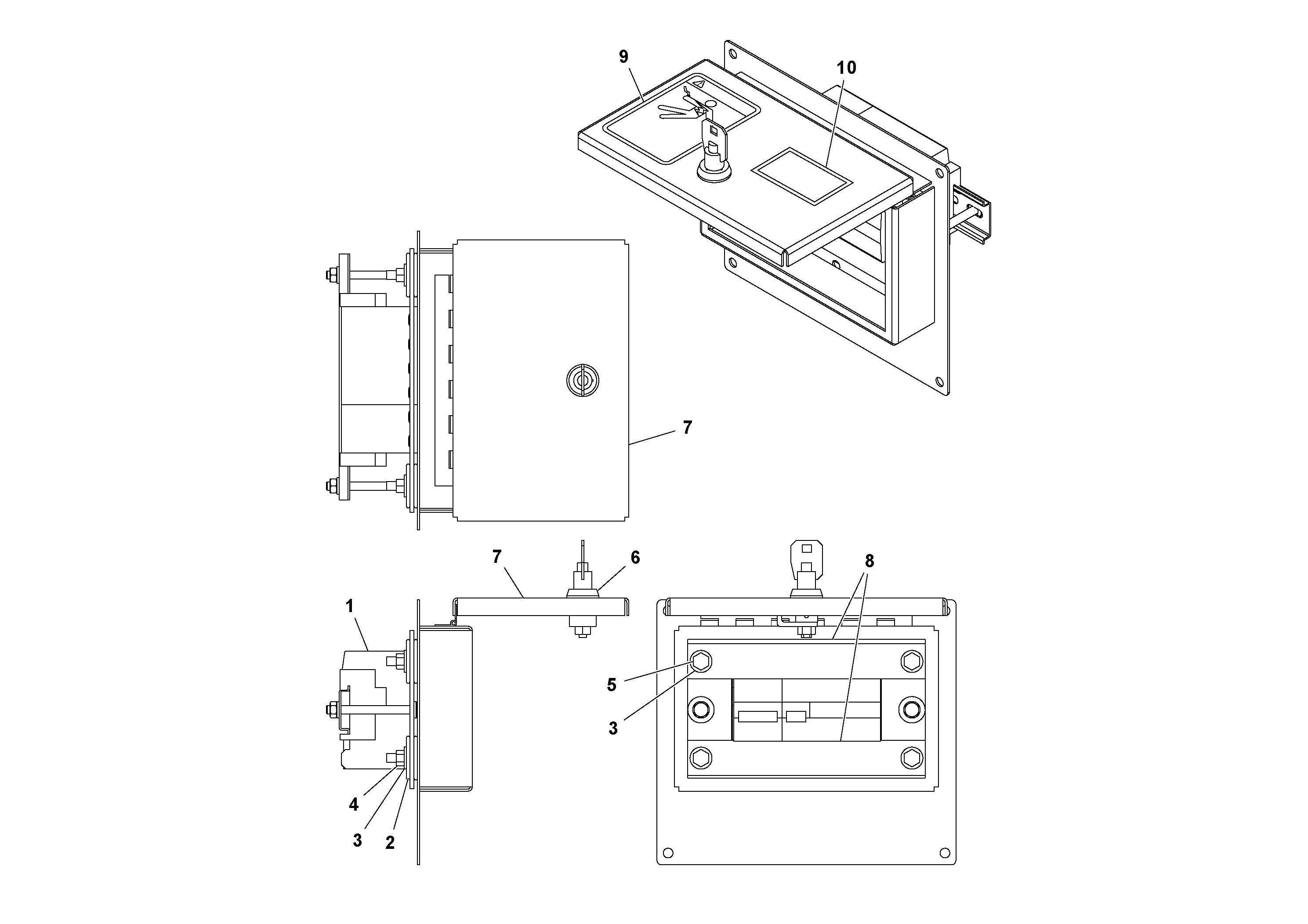 Mounting rail RM95934816 VOLVO