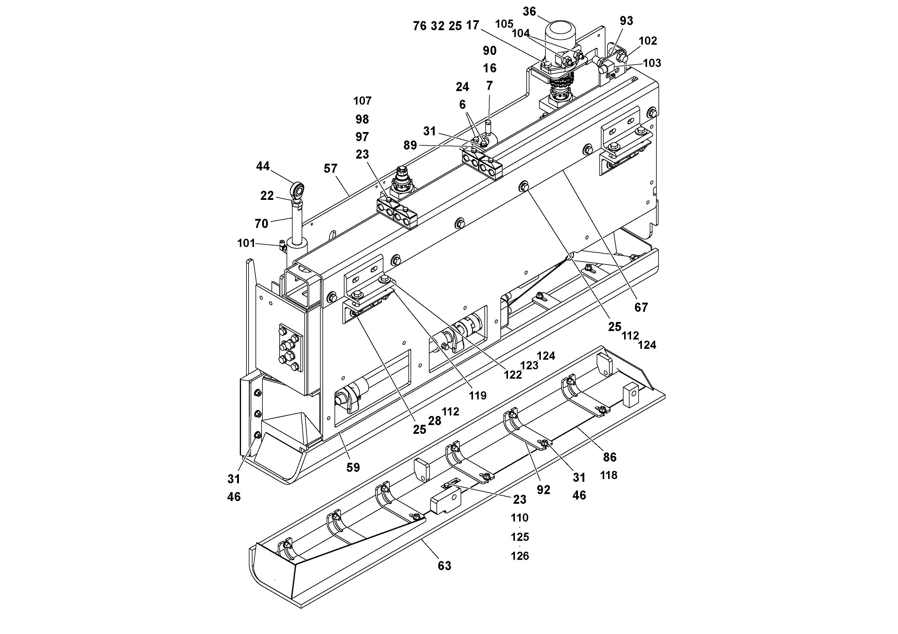 Support, 2000 l/2300 l RM20313300 VOLVO