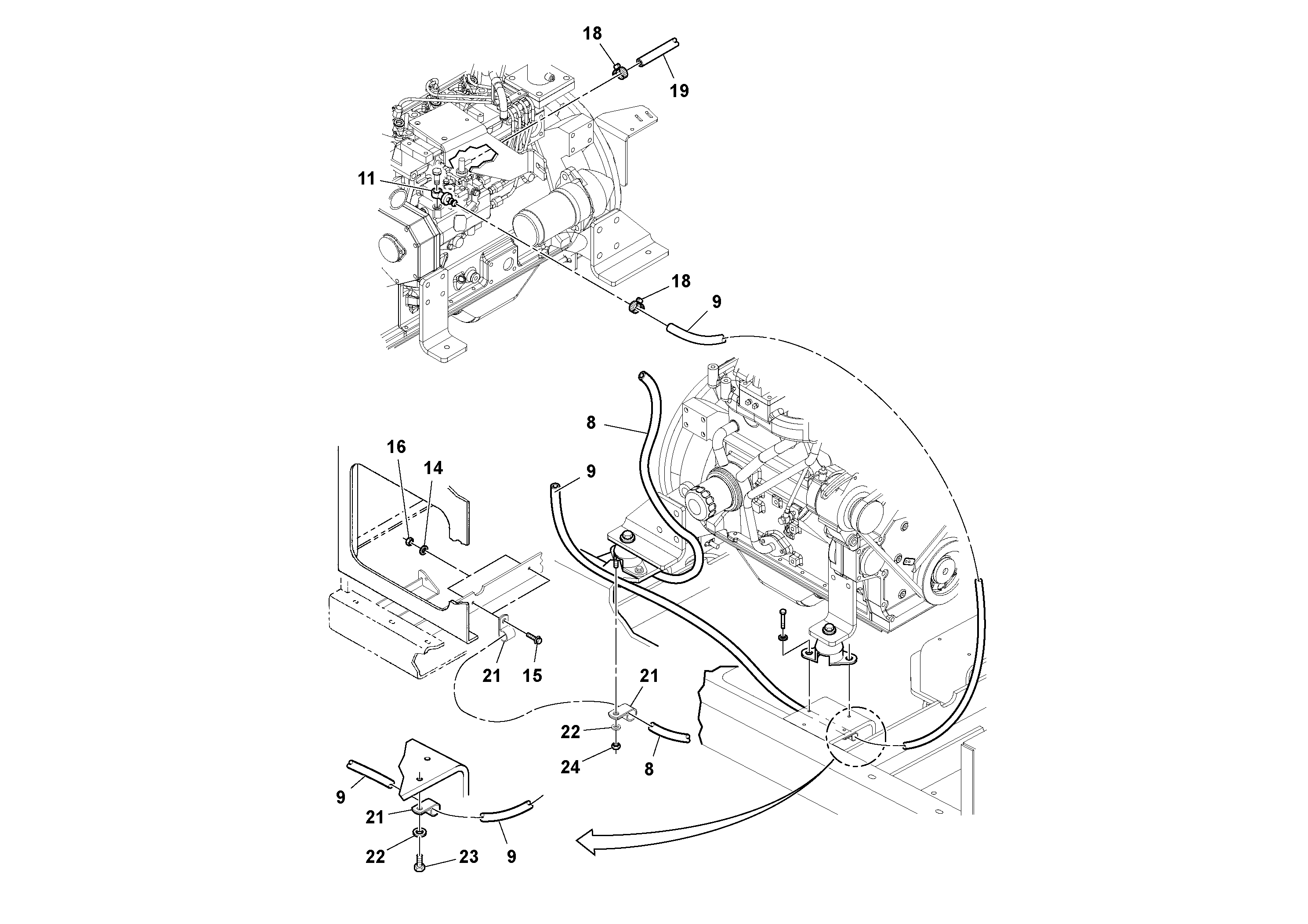 Brass Tube RM54548482 VOLVO