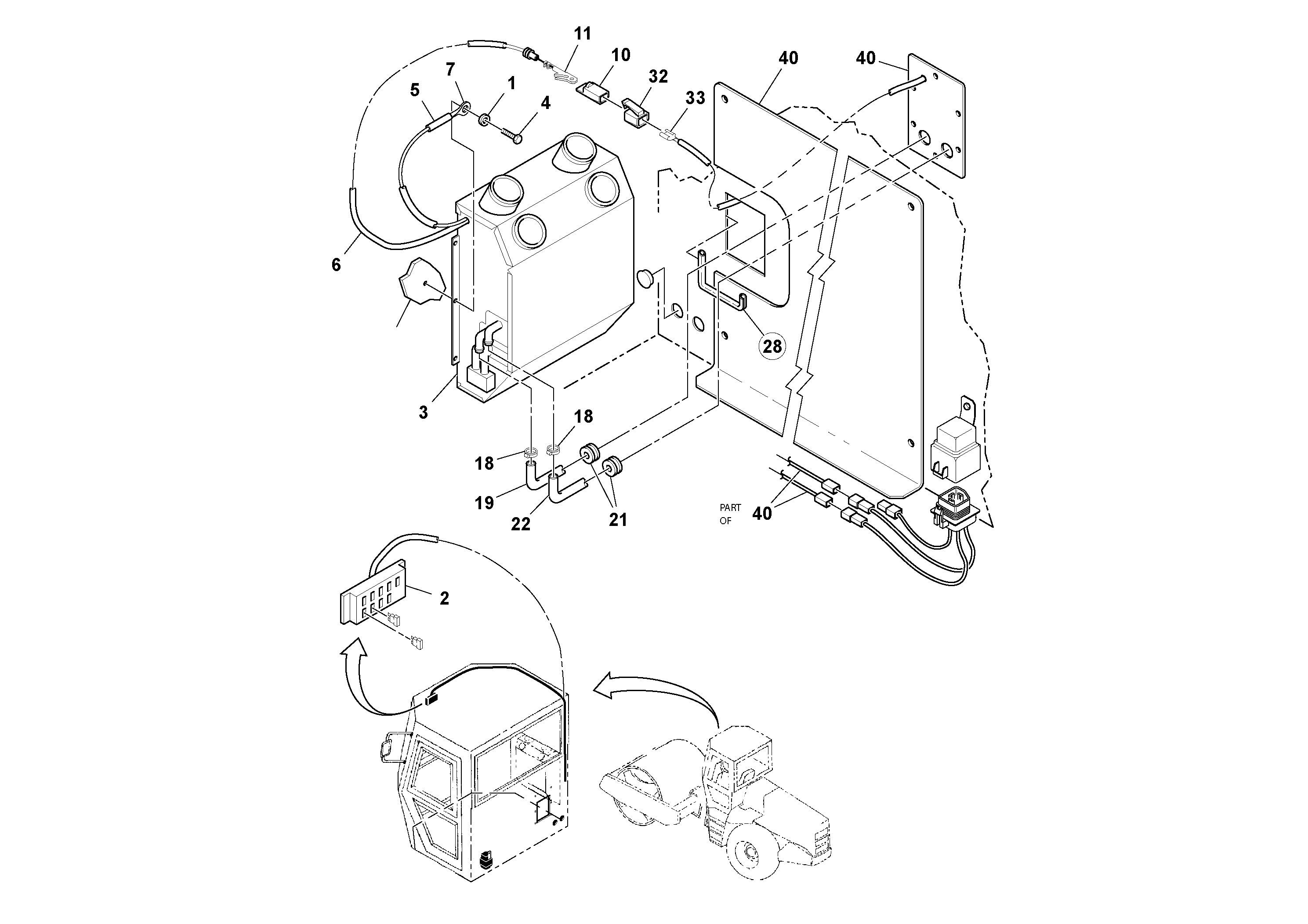 Sensor, position RM59281618 VOLVO