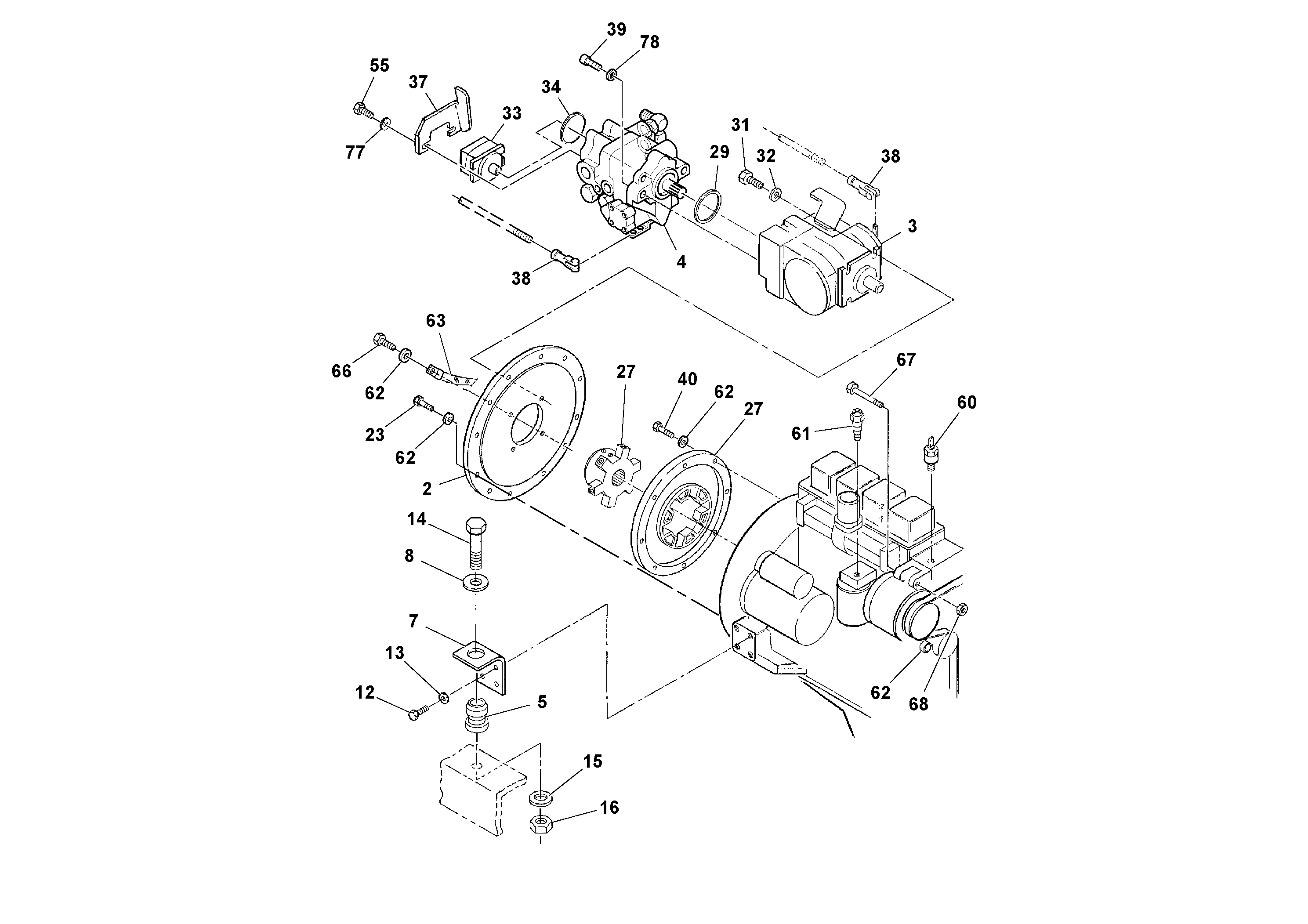 Seat frame RM59232579 VOLVO