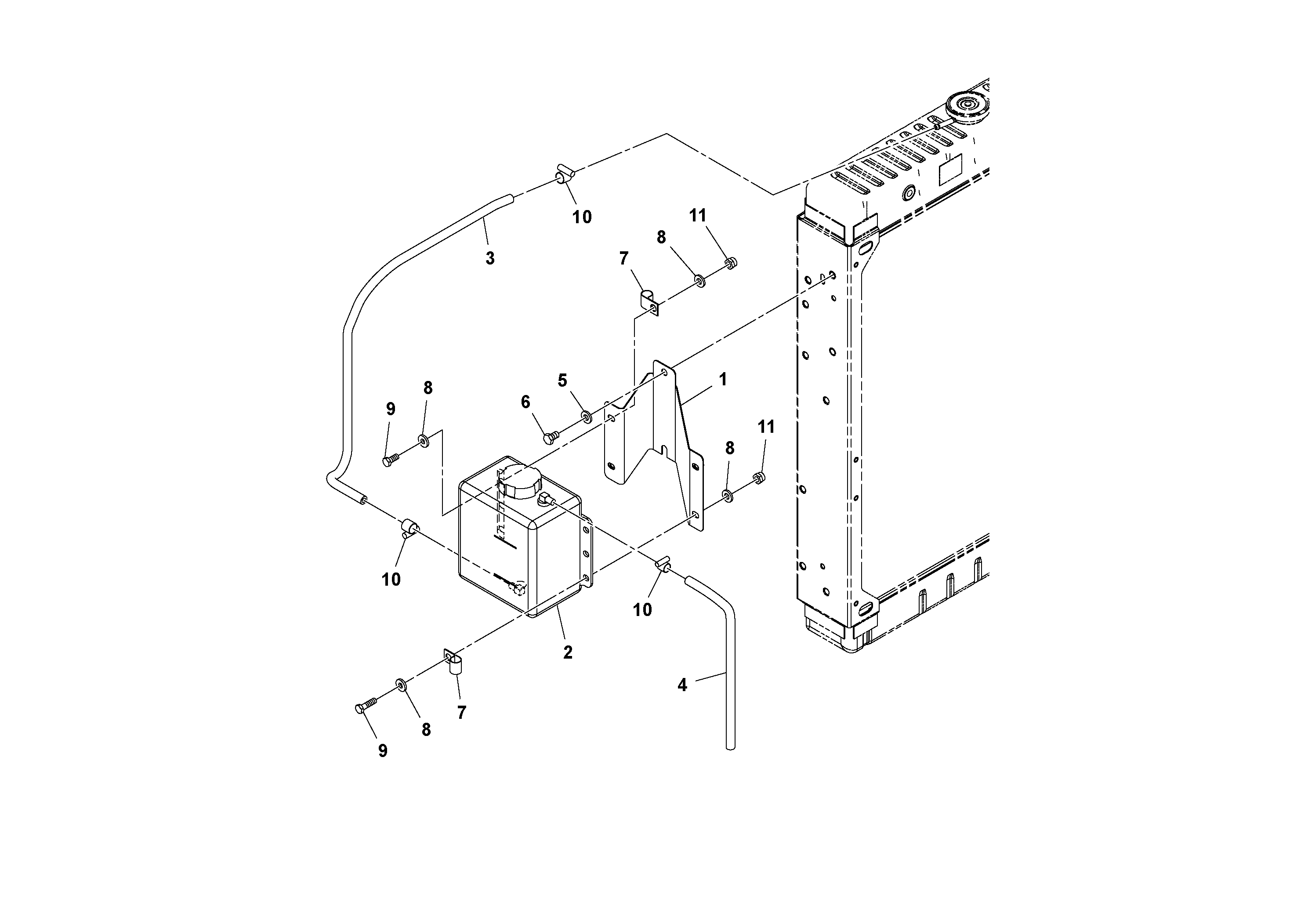 Seat frame RM43897420 VOLVO