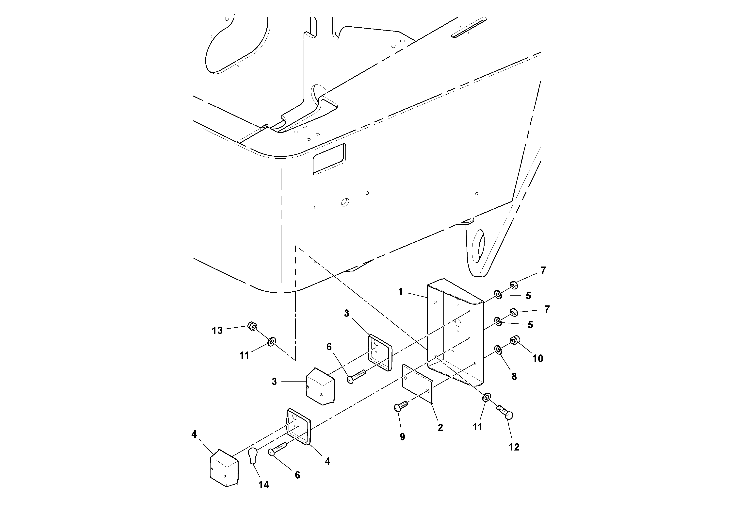 Seat frame RM13352505 VOLVO