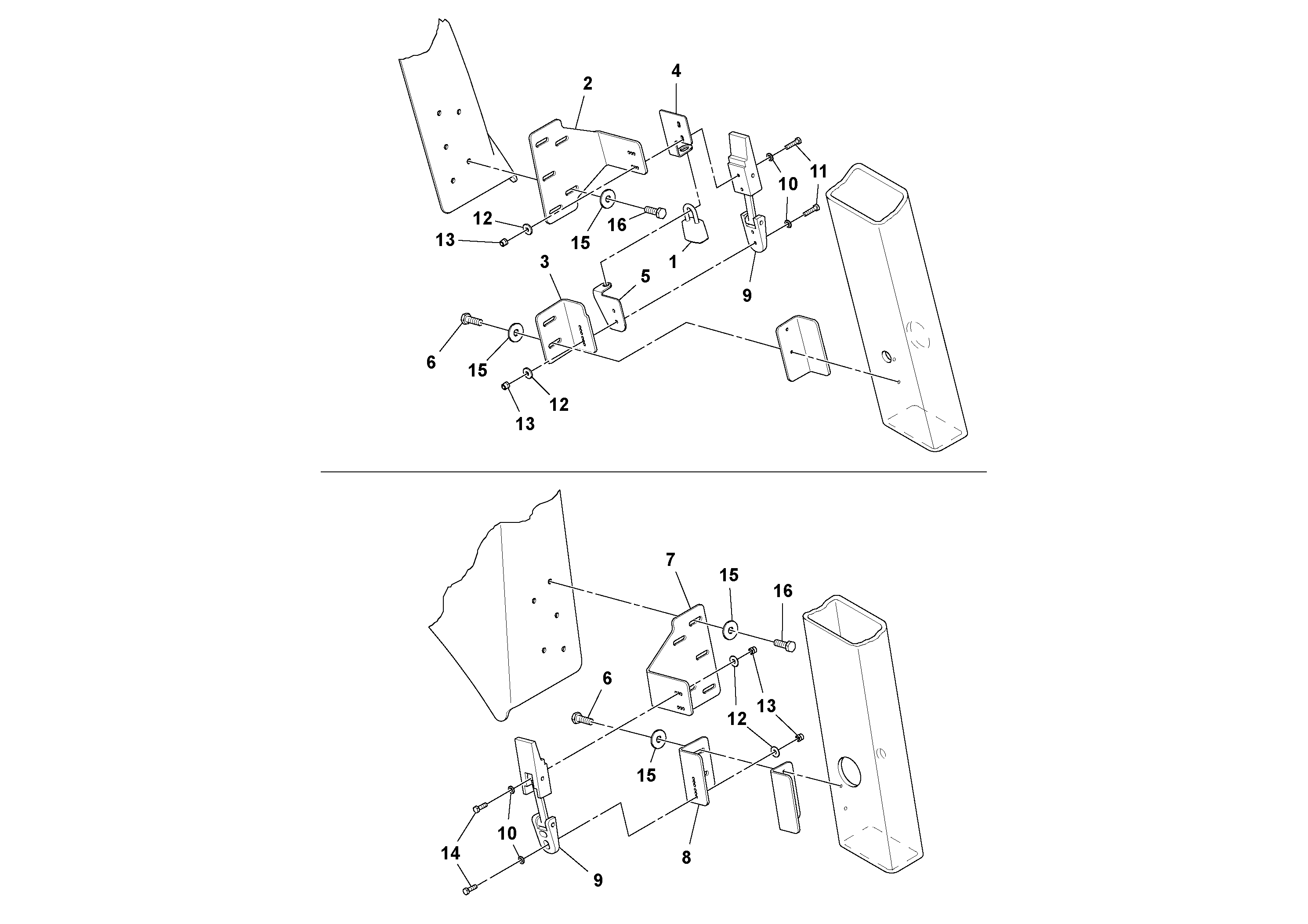 Seat frame RM13889373 VOLVO