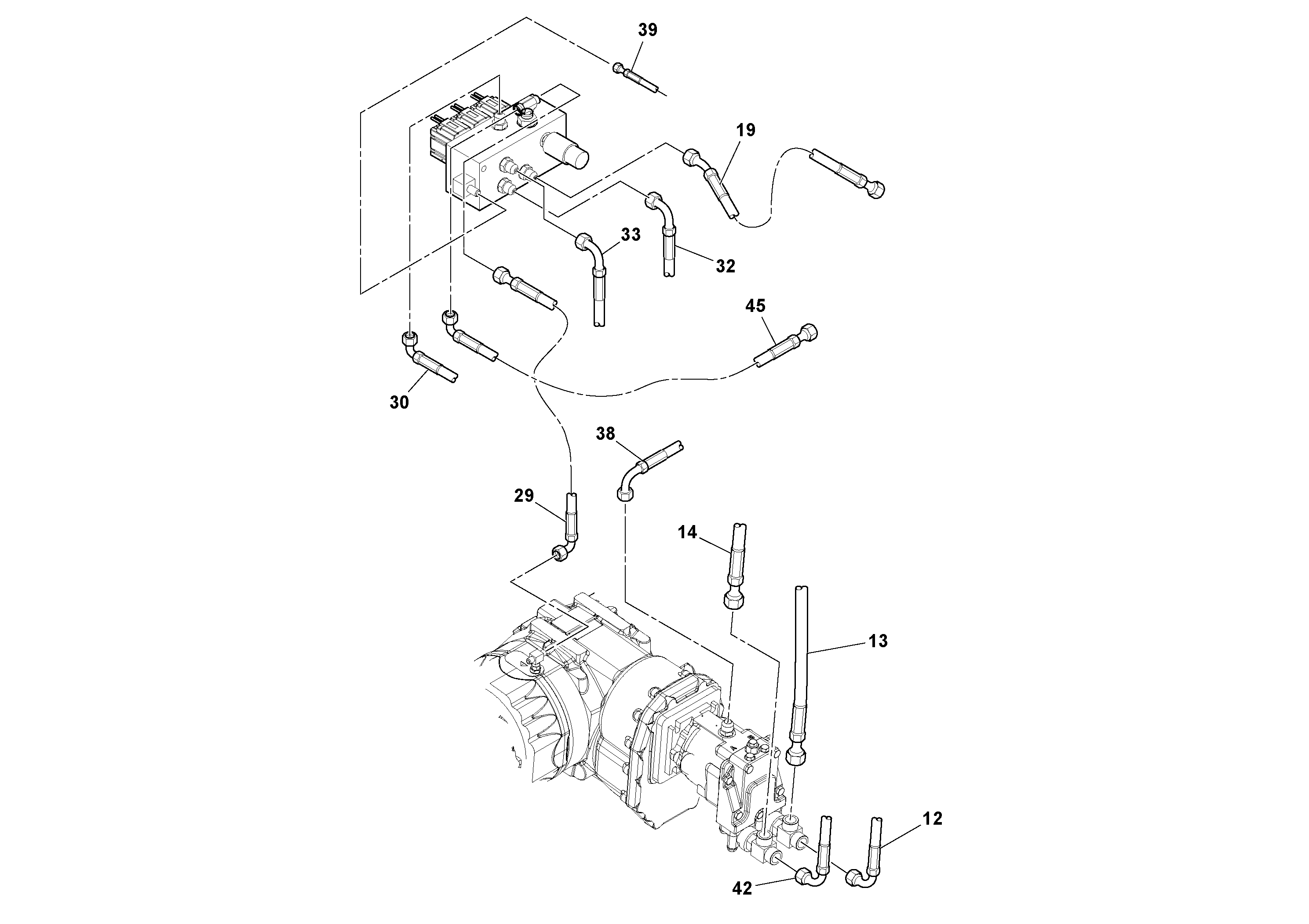 Timing gear casing RM13207618 VOLVO
