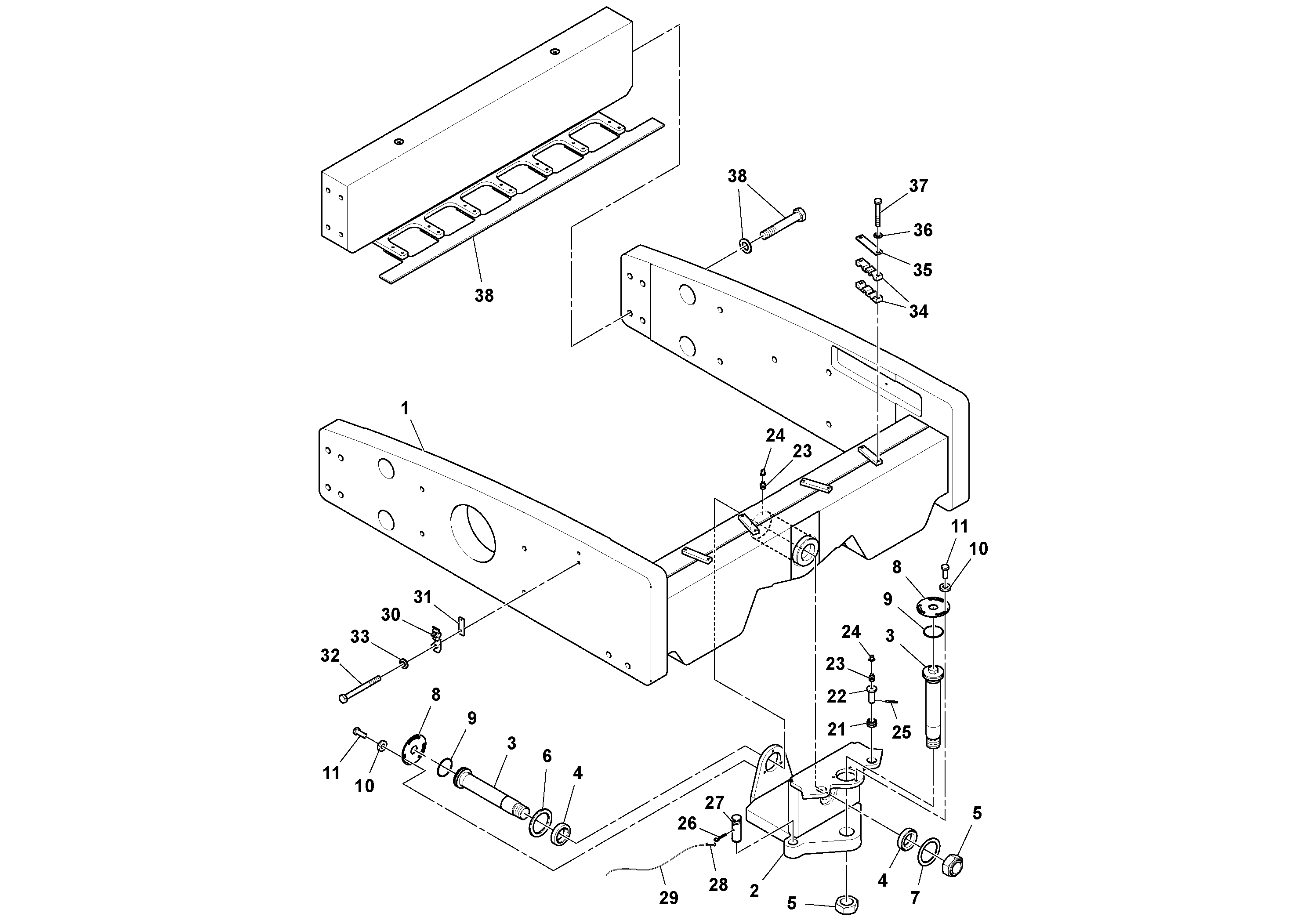 Tube assembly Lh RM13414016 VOLVO