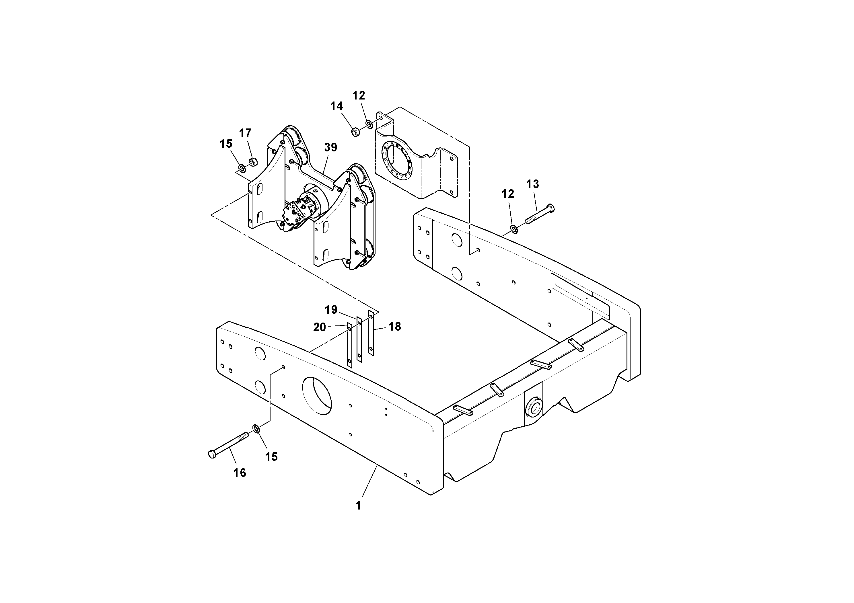 Mounting rail RM96751672 VOLVO