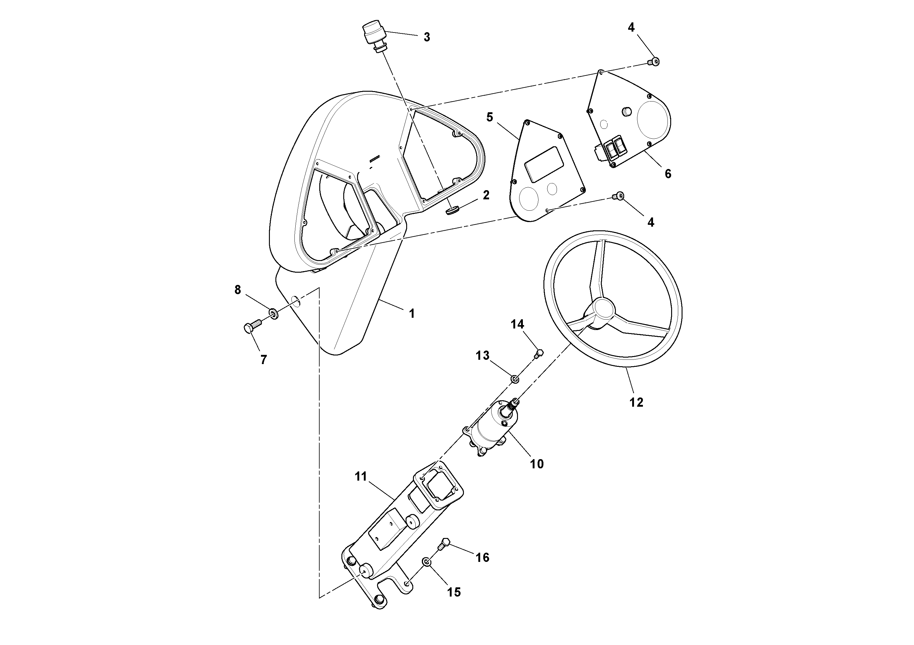 Приборы RM43844737 VOLVO