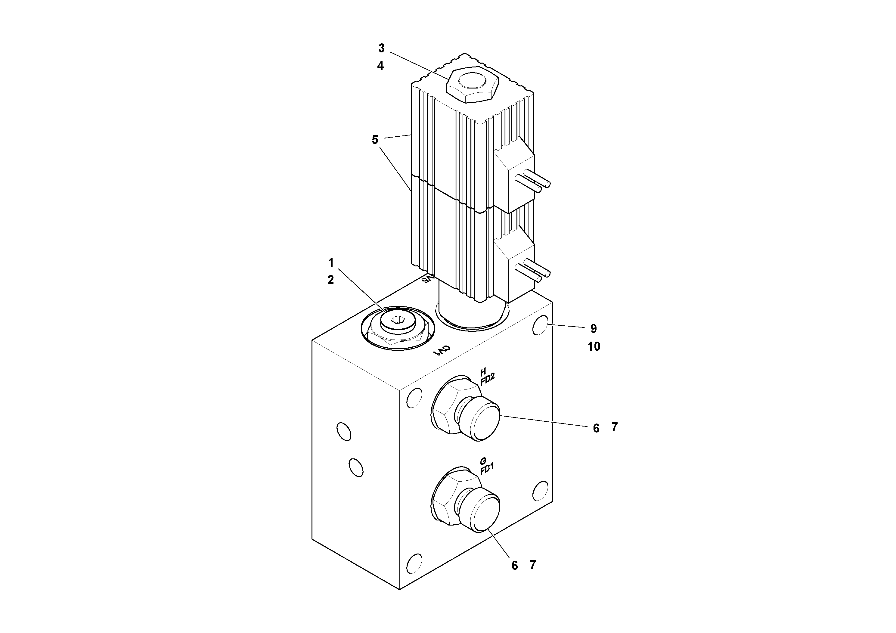 Hydraulic Valve RM13377965 VOLVO