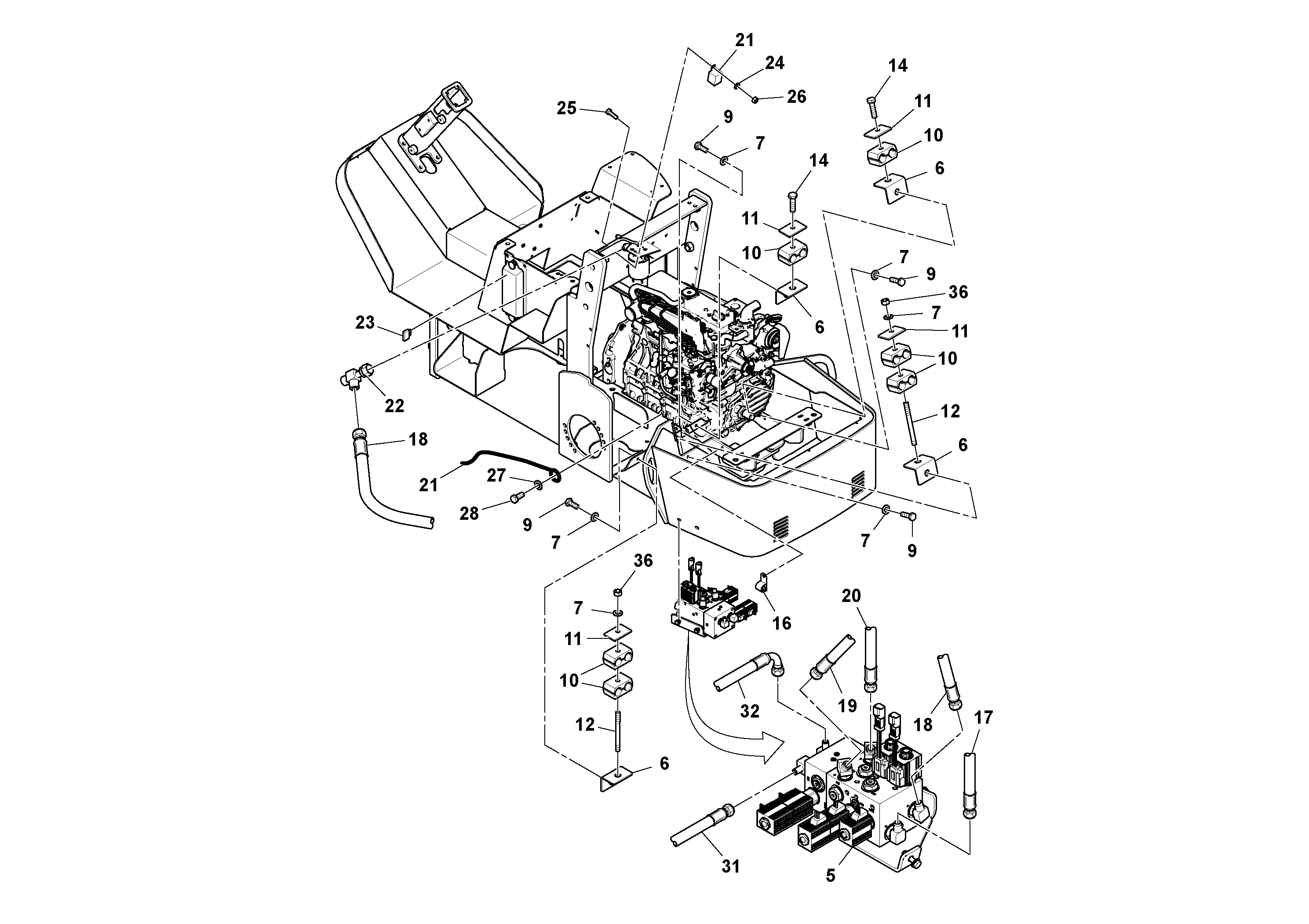Timing gear casing RM13466552 VOLVO
