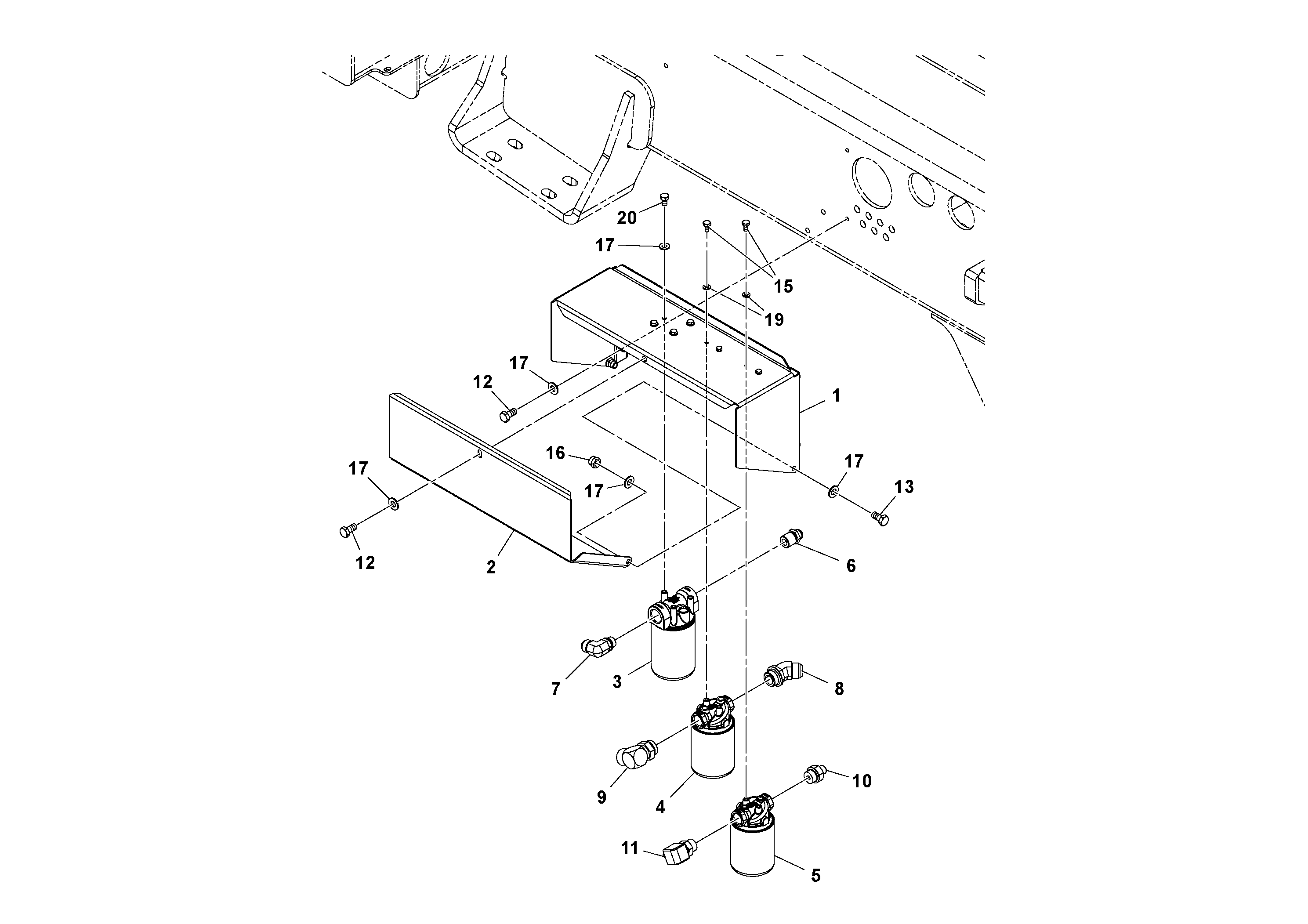 Seat frame RM13295274 VOLVO