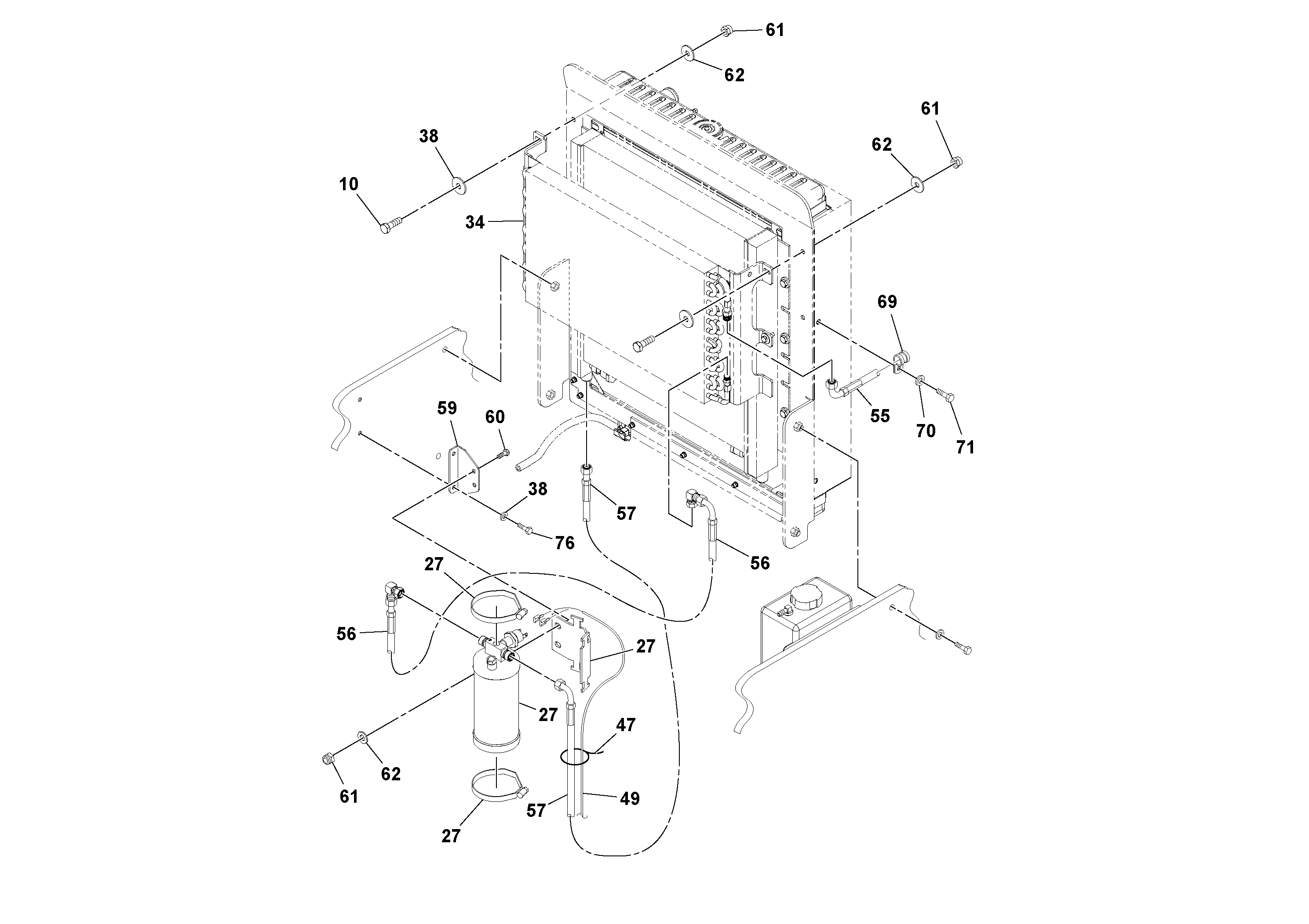 Seat frame RM13274386 VOLVO