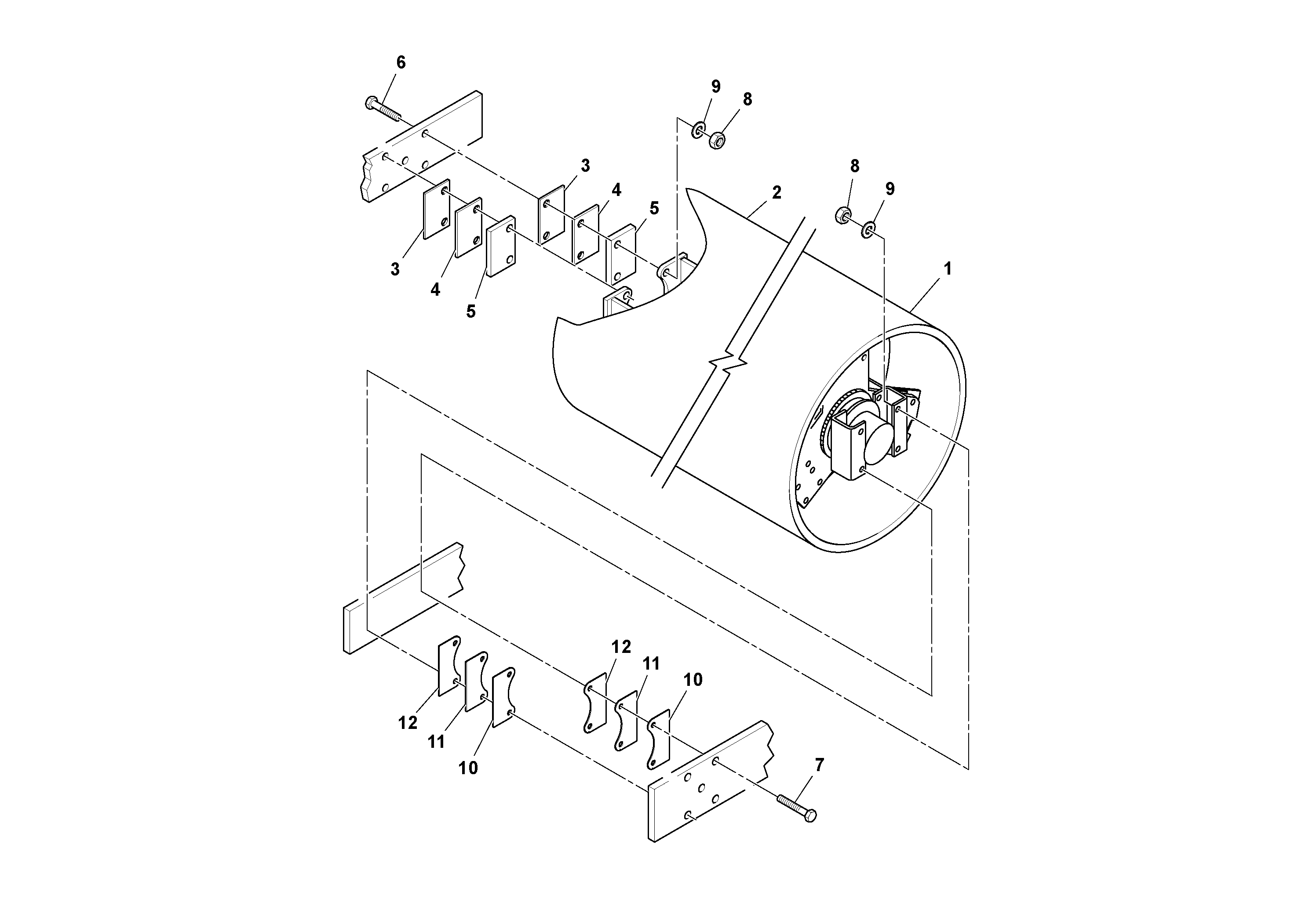 Mounting rail RM96715578 VOLVO