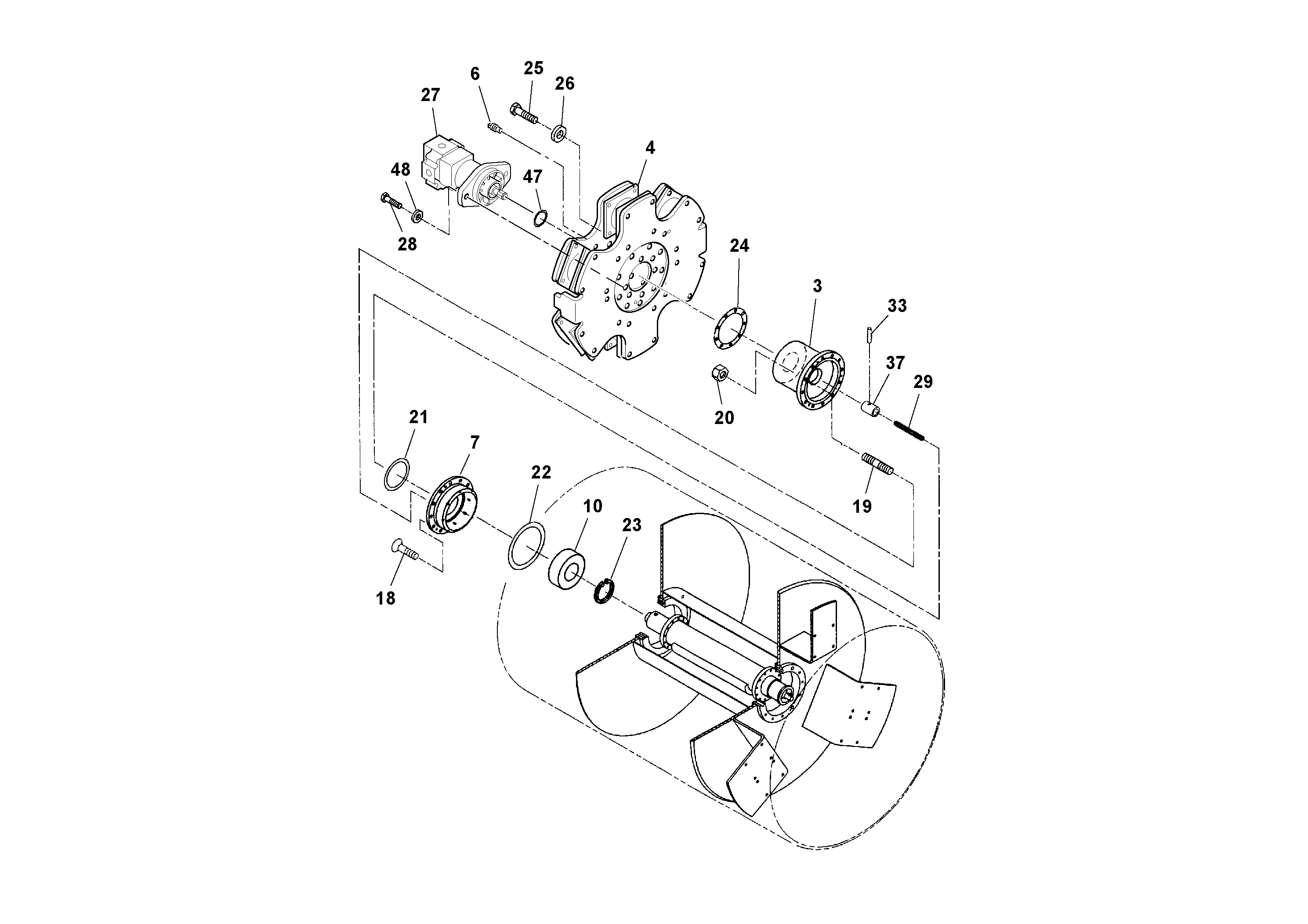 Mounting rail RM95335386 VOLVO