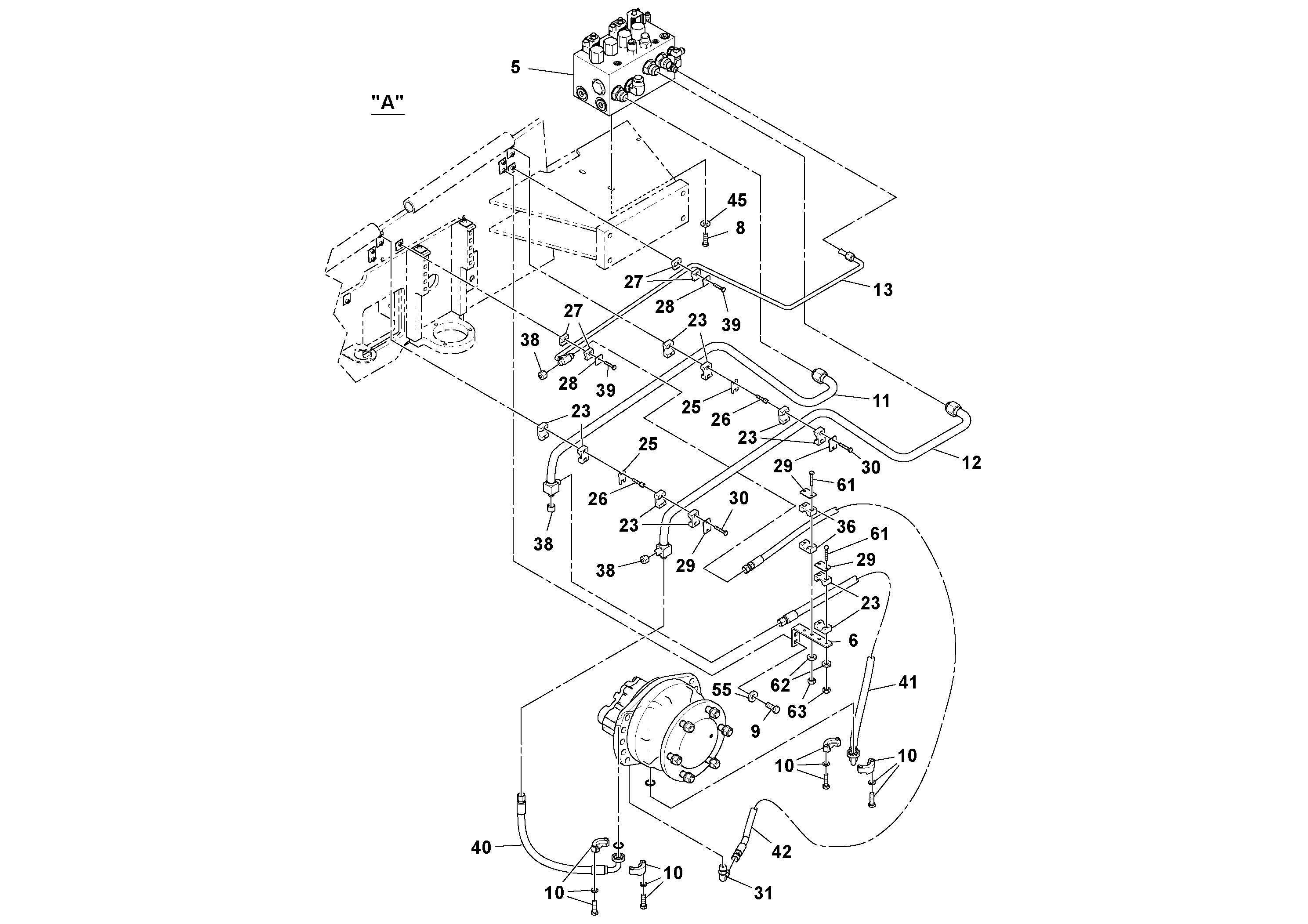 Seat frame RM13833611 VOLVO
