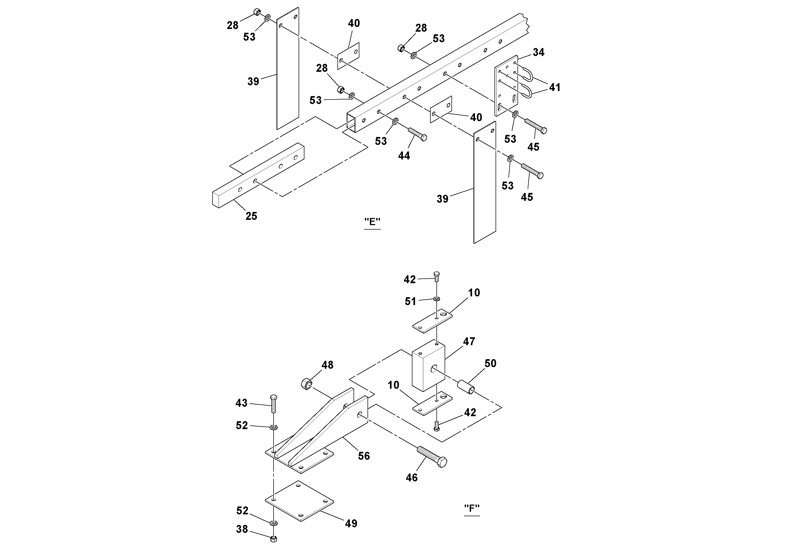 Mounting rail RM96721741 VOLVO