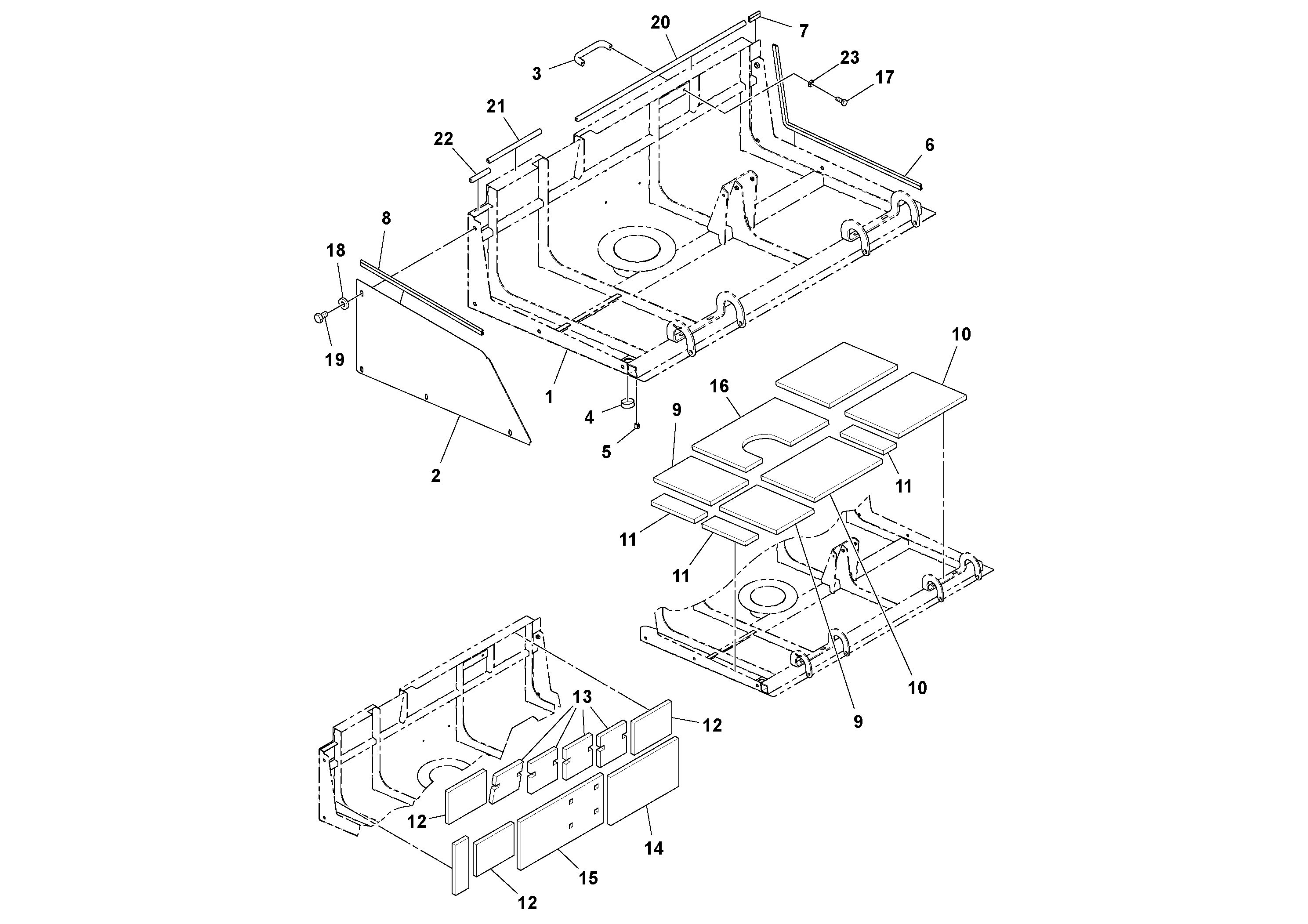 Cabin roof RM43807544 VOLVO