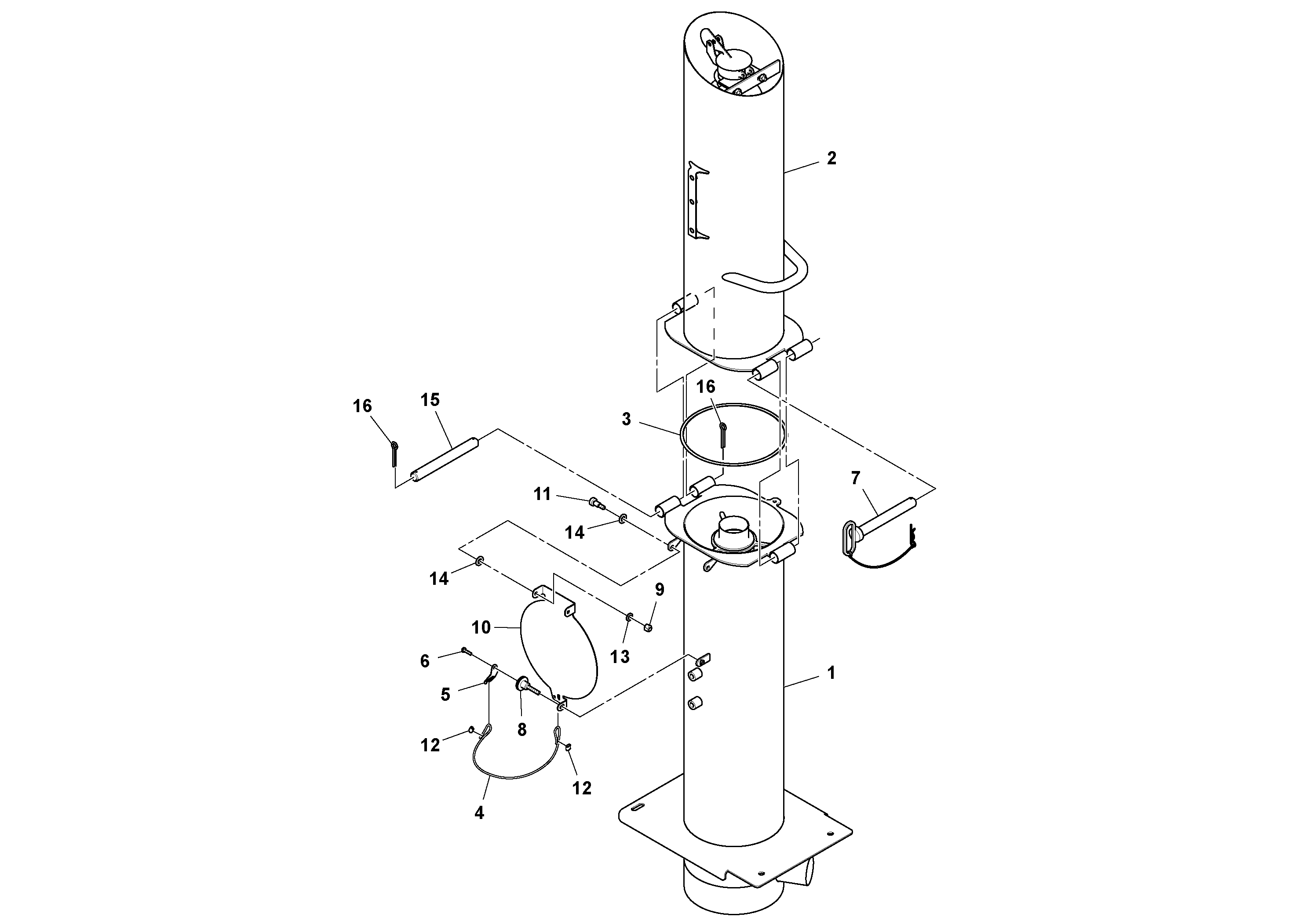 Mounting rail RM96710462 VOLVO