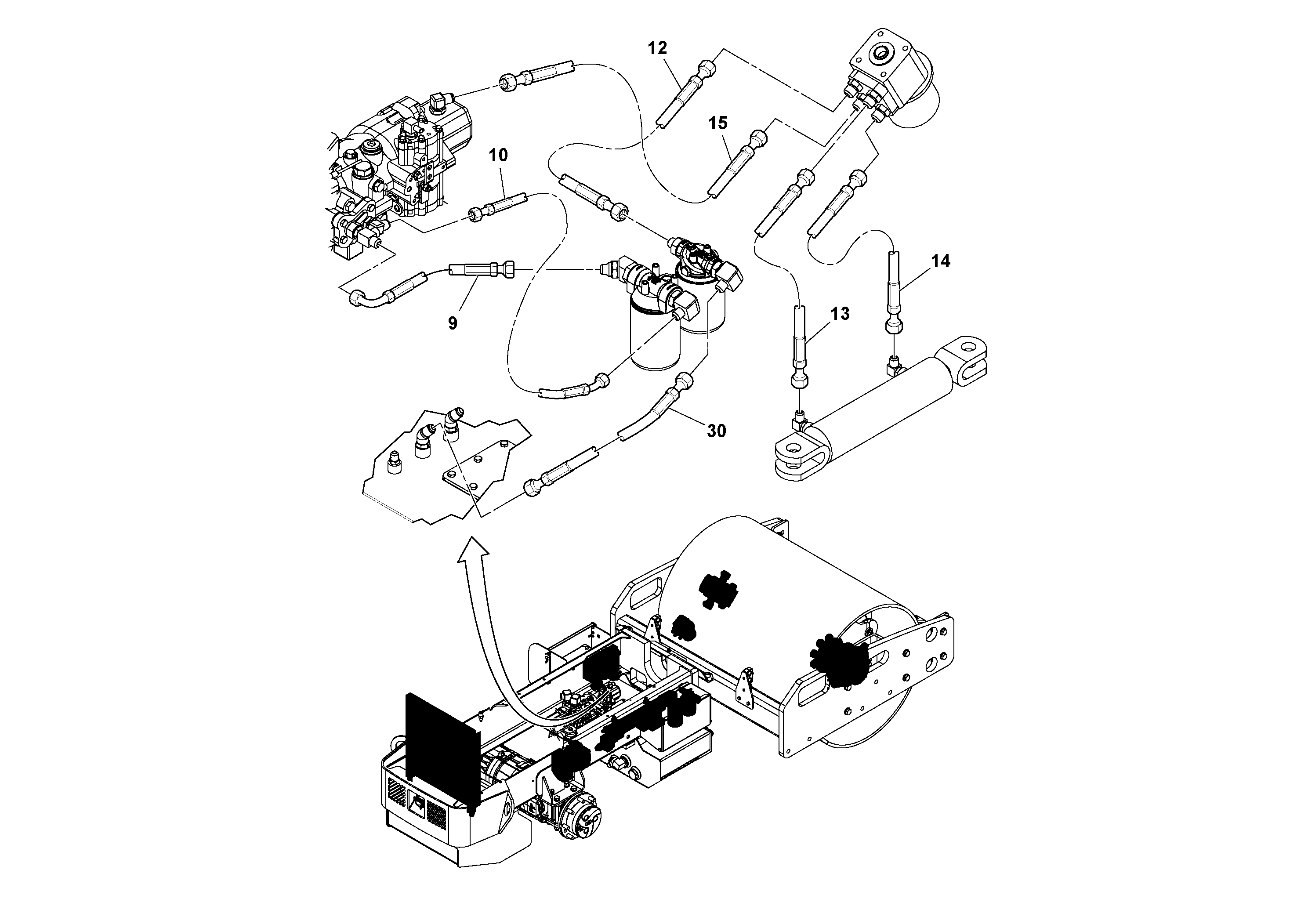 Timing gear casing RM13254941 VOLVO