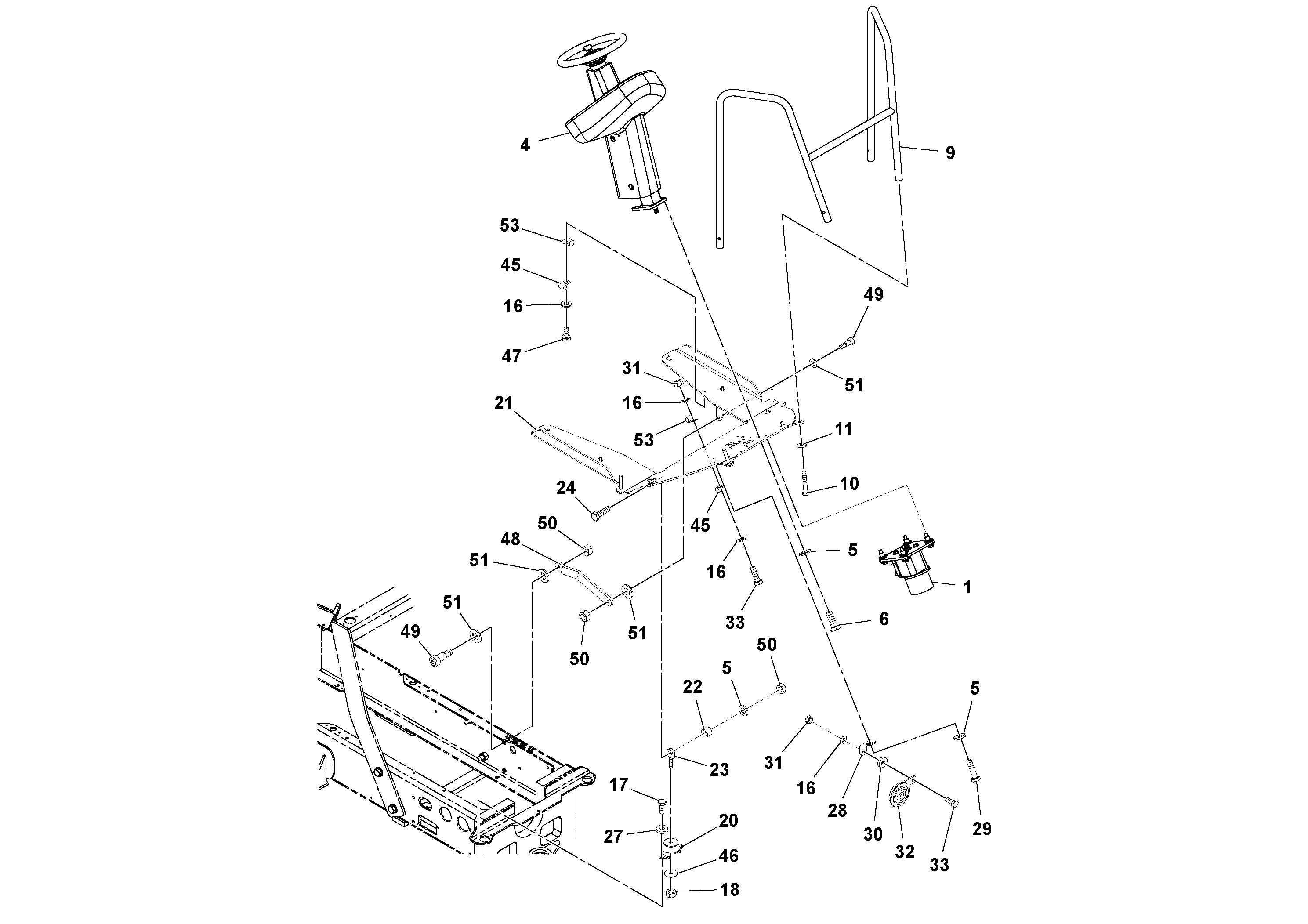 Seat frame RM13237490 VOLVO