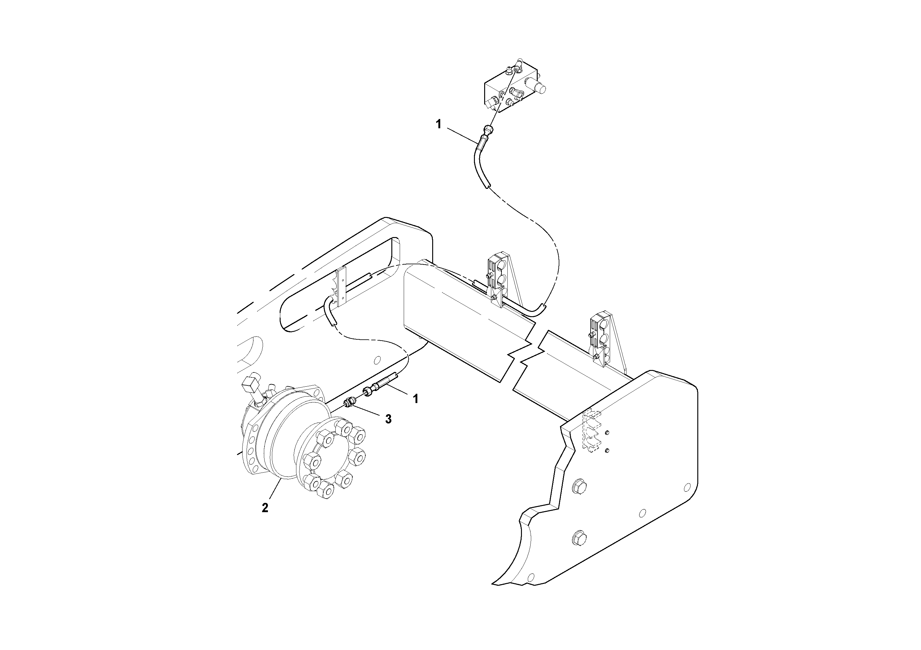 Timing gear casing RM13281035 VOLVO