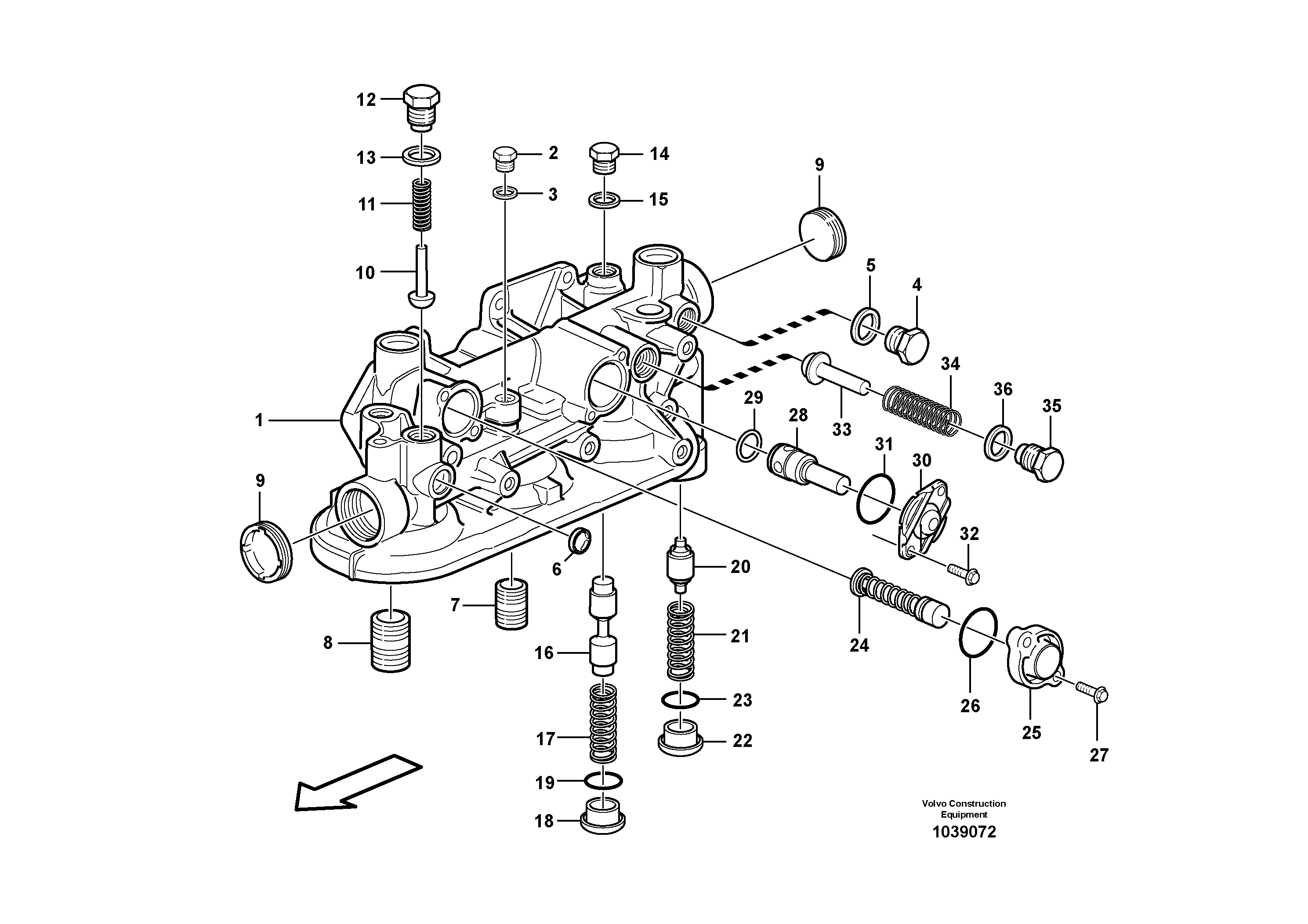 Speedsensor , fan VOE22995767 VOLVO