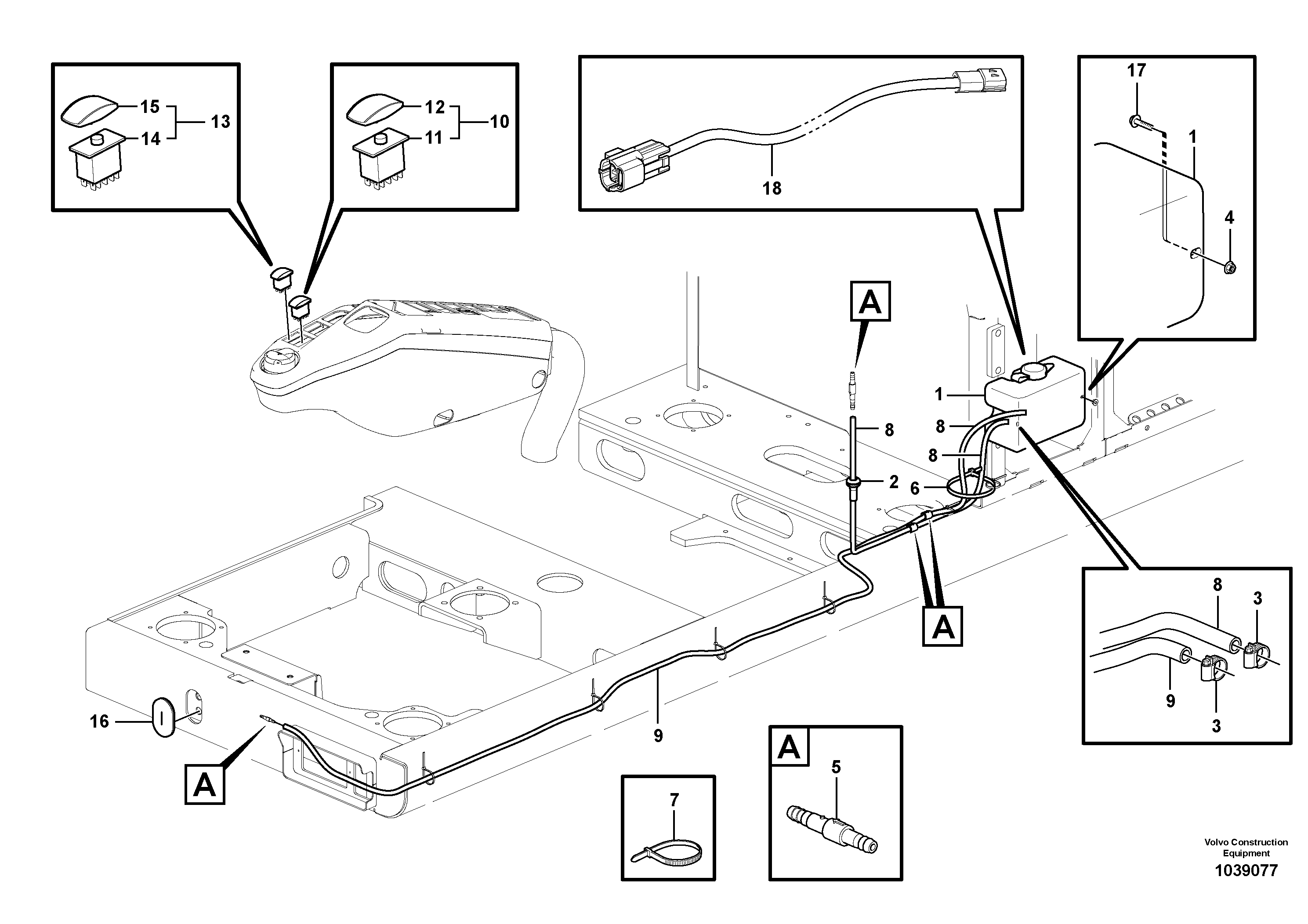 Support Leg VOE14389400 VOLVO