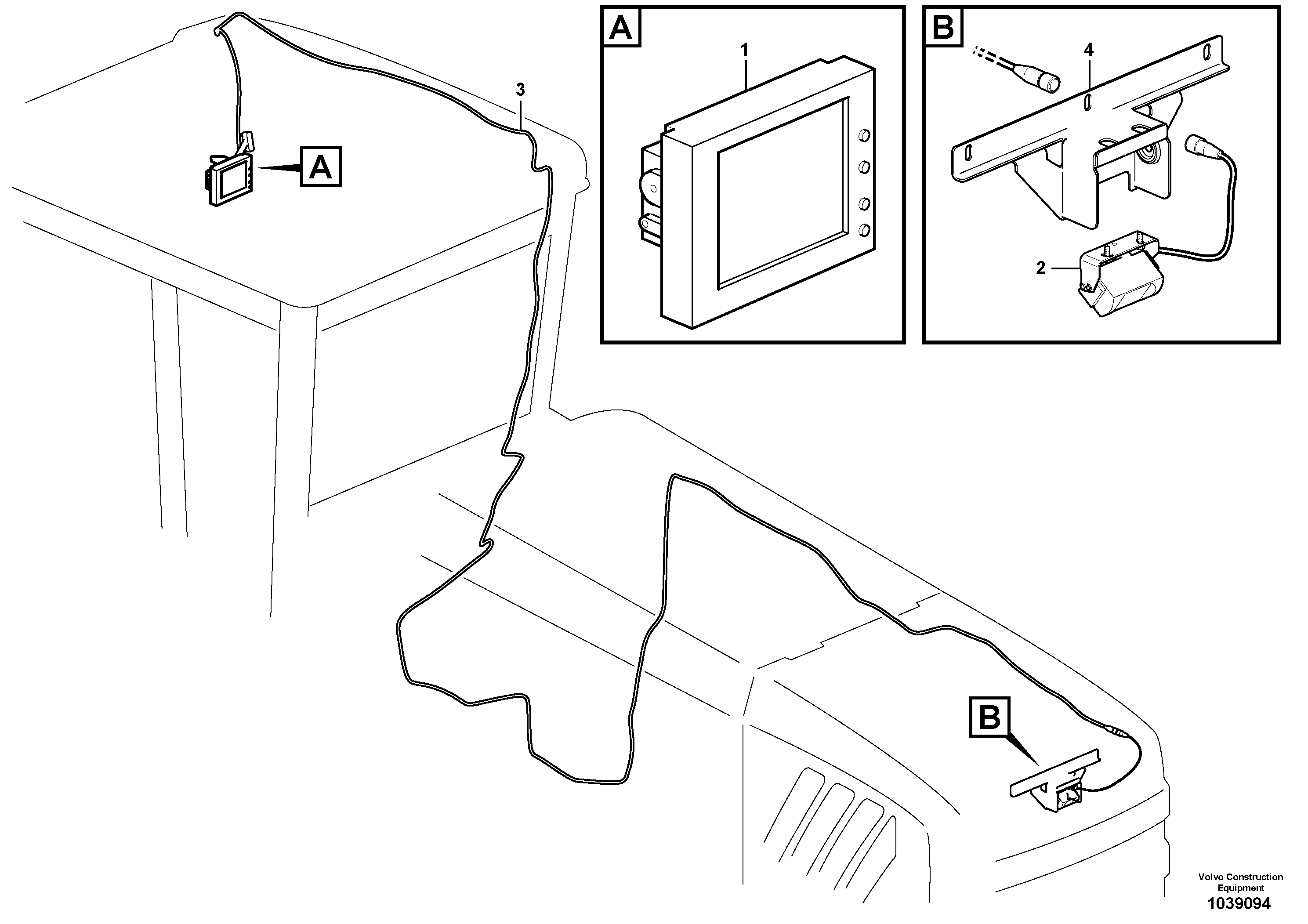 Seat frame VOE16009438 VOLVO