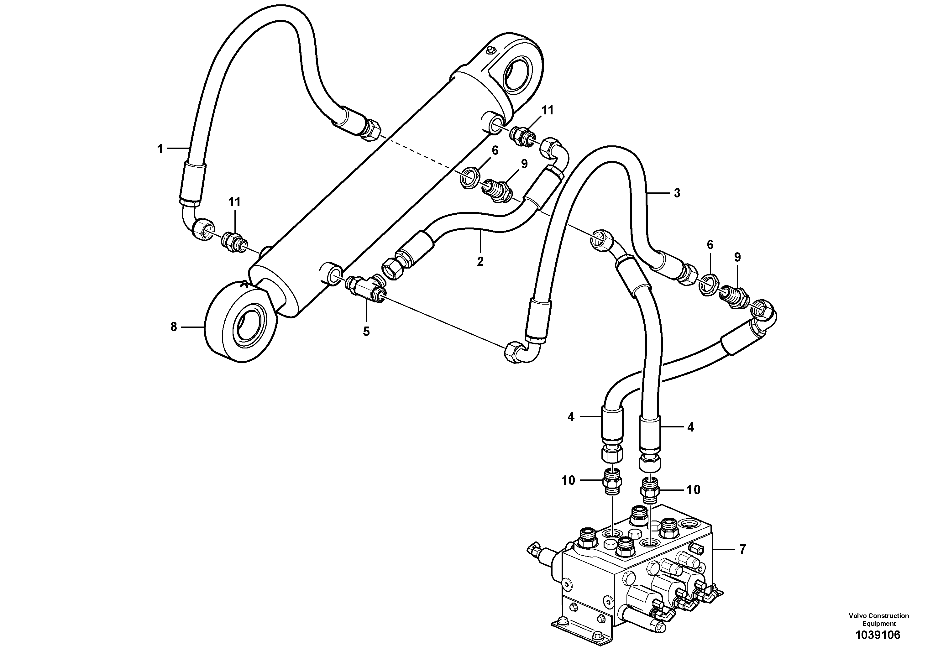 Timing gear casing VOE15059129 VOLVO