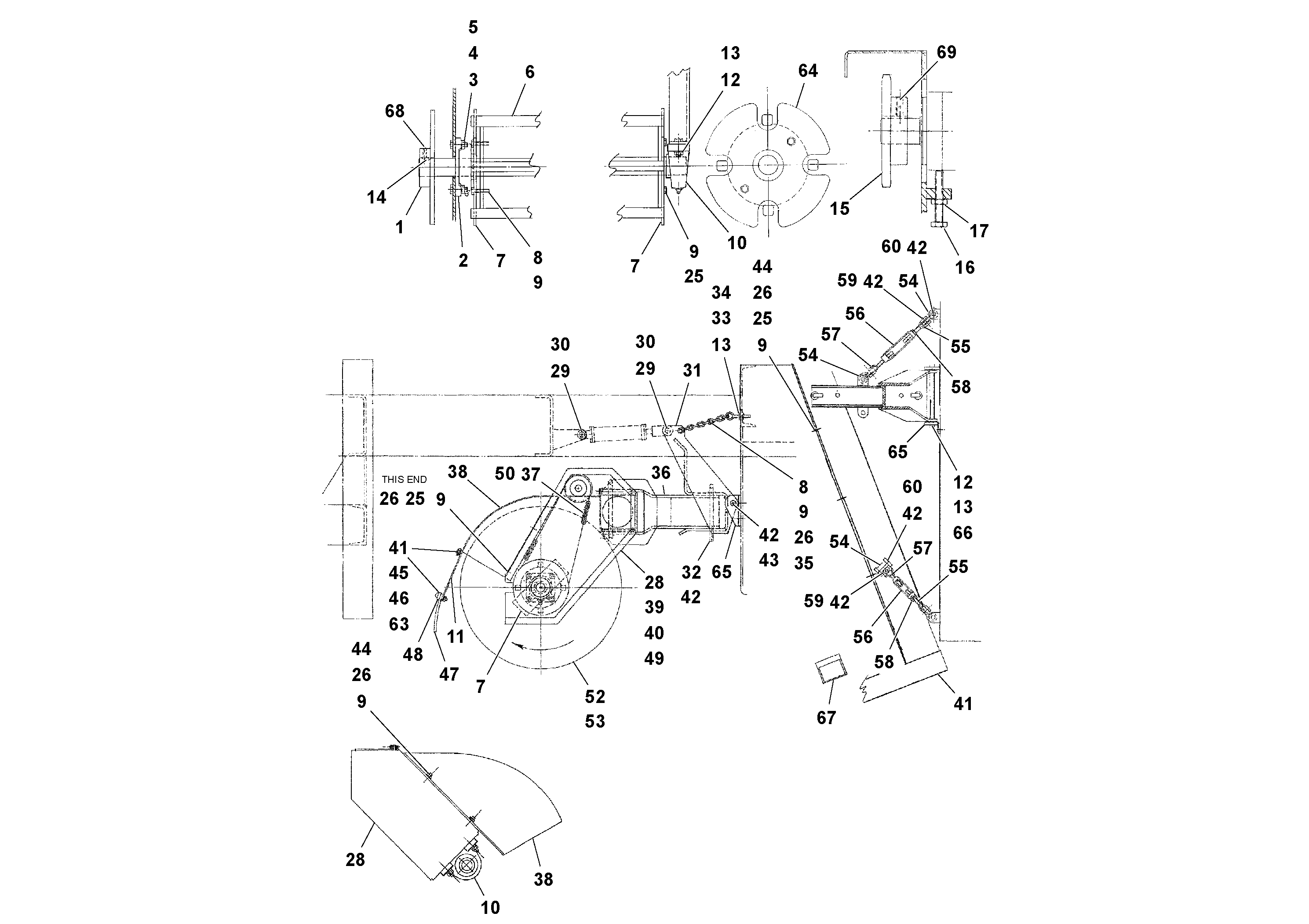 Mounting rail RM95995338 VOLVO