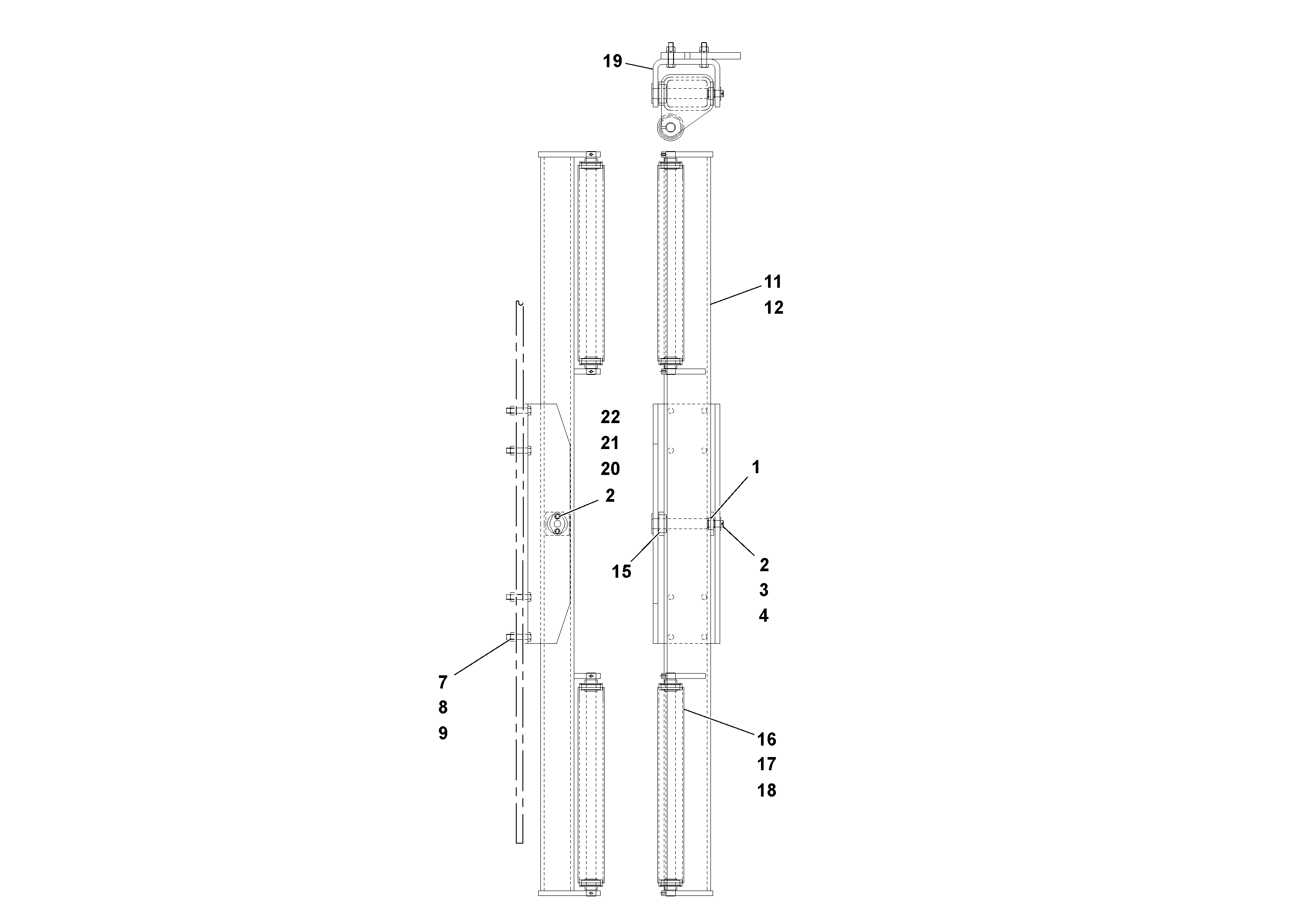 Mounting rail RM95995171 VOLVO