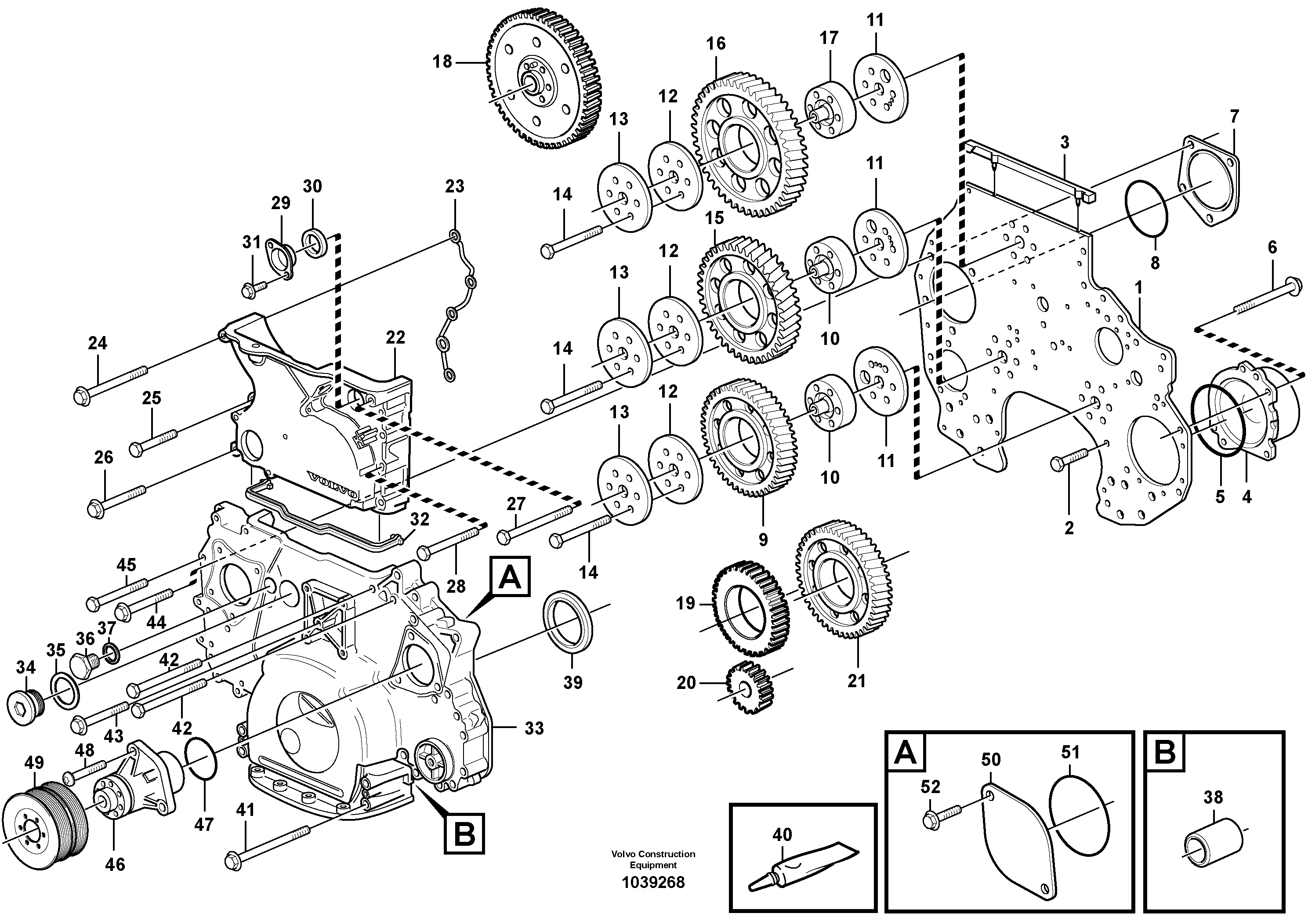 Condenser installat. VOE3595444 VOLVO