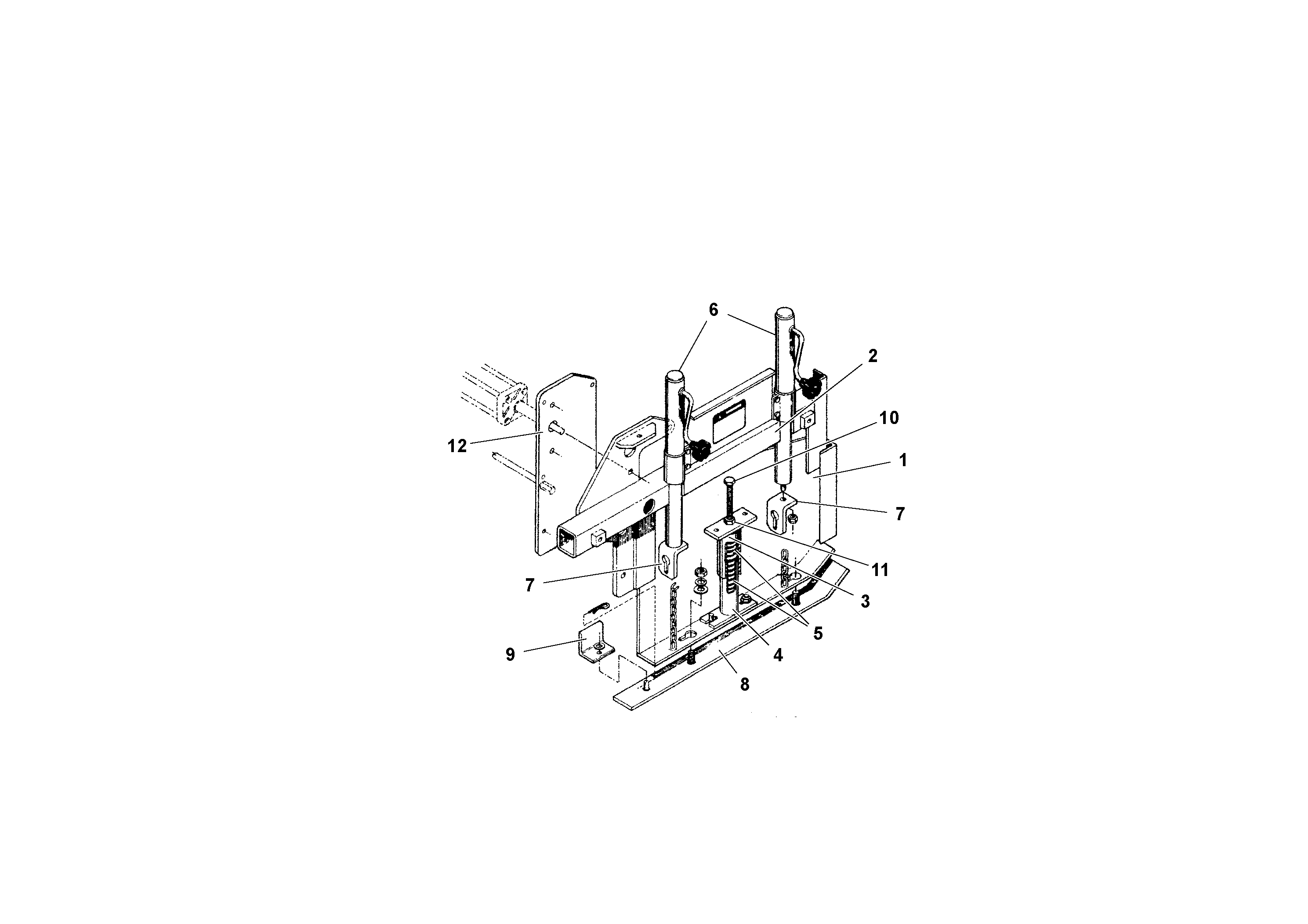Angled plate RM20208435 VOLVO