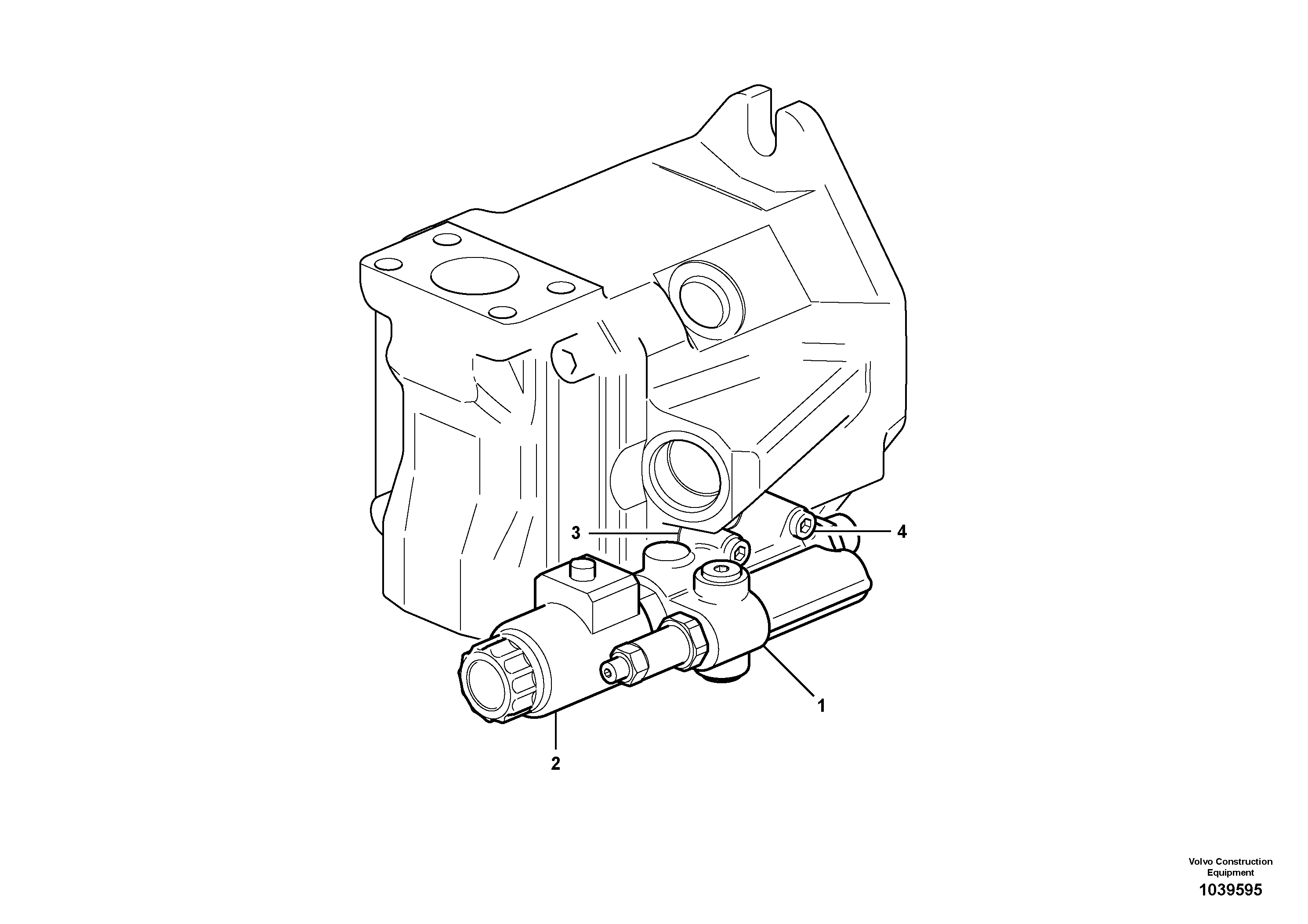 Hose support RM/VOE12743499 VOLVO