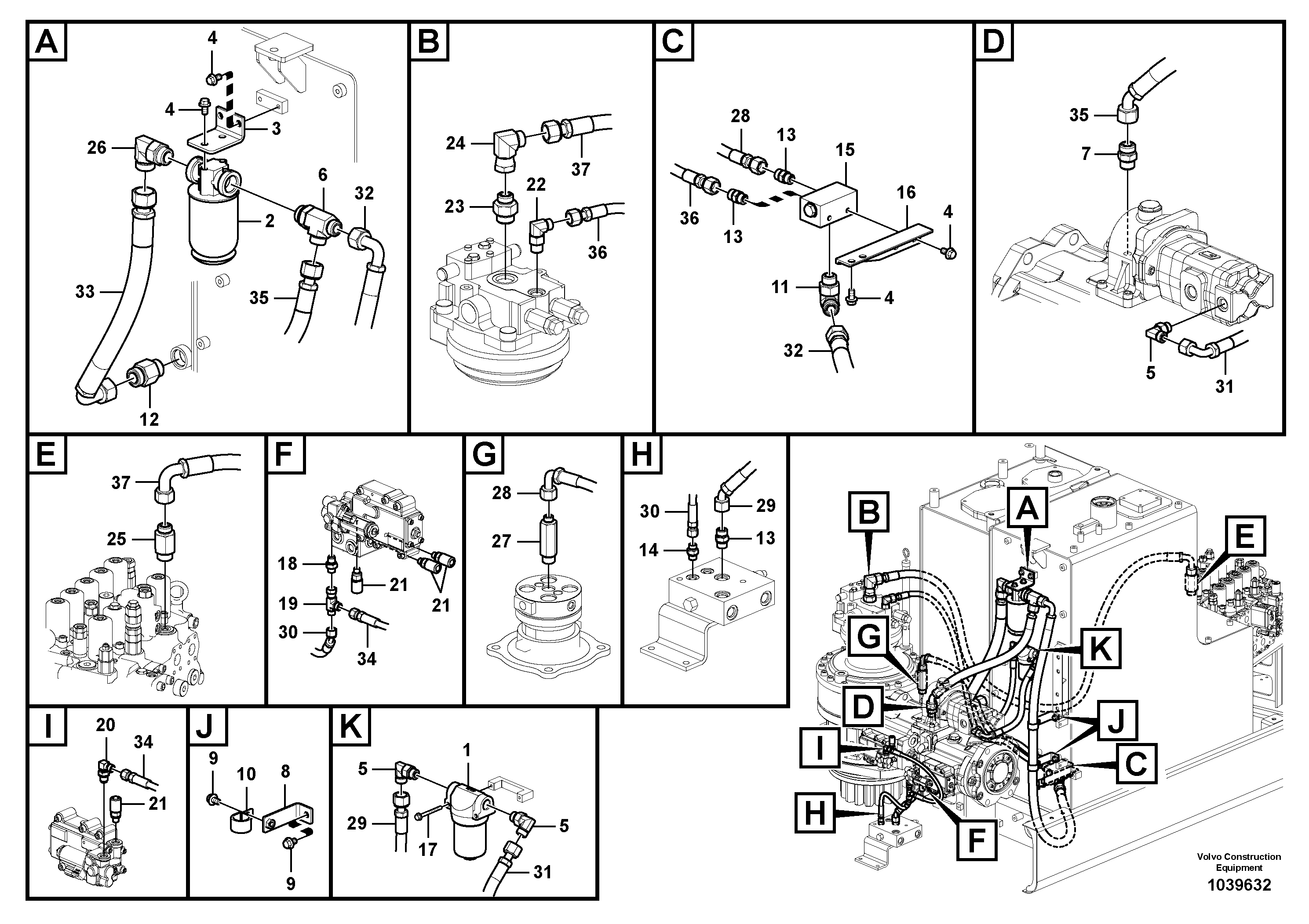 Timing gear casing VOE14725747 VOLVO