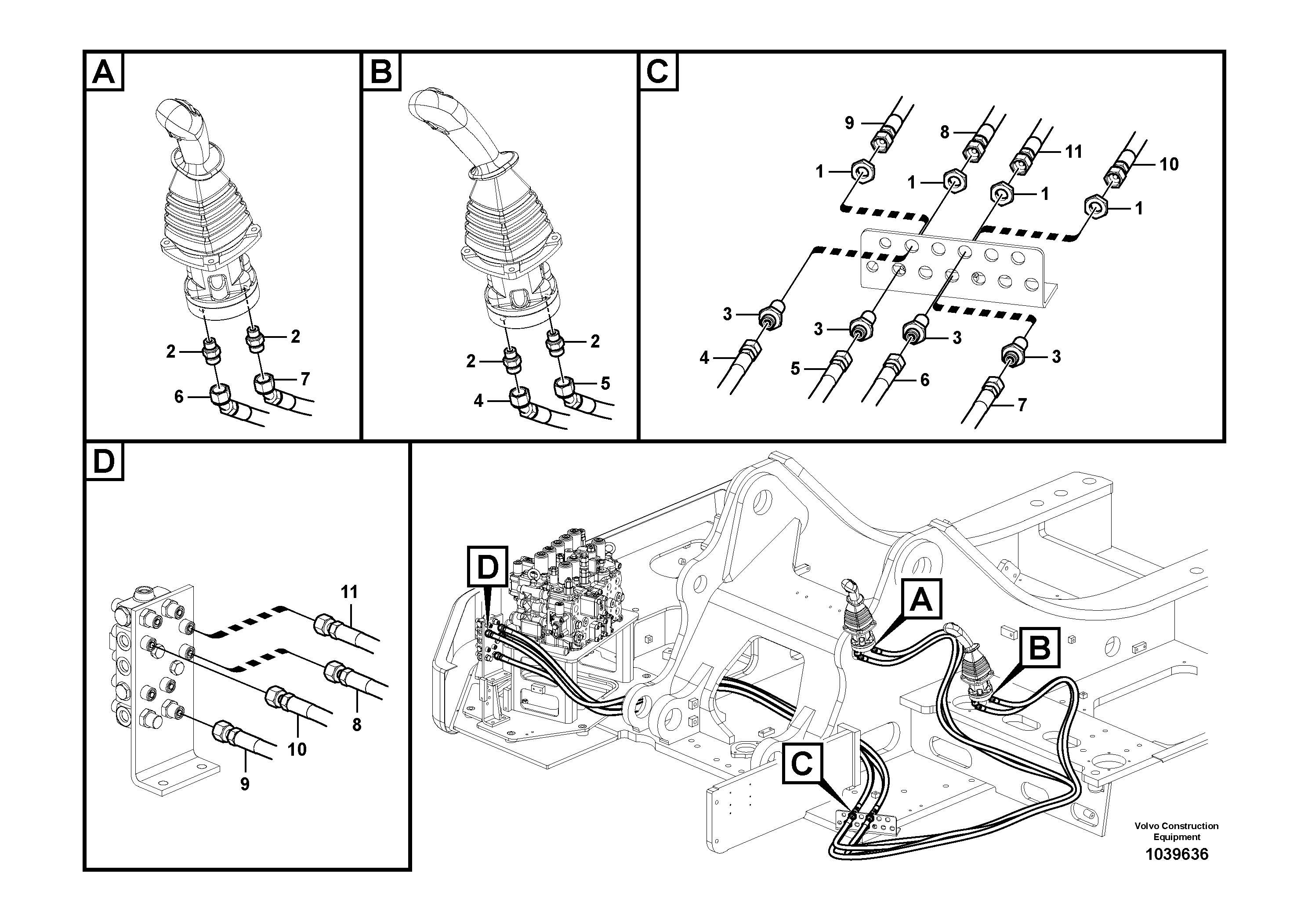Timing gear casing VOE938244 VOLVO