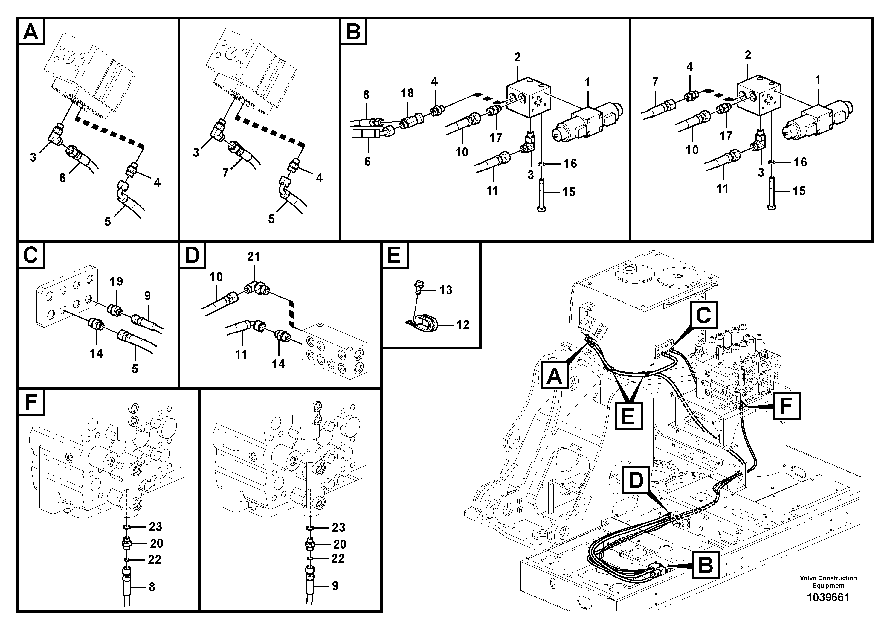 Timing gear casing VOE15039049 VOLVO