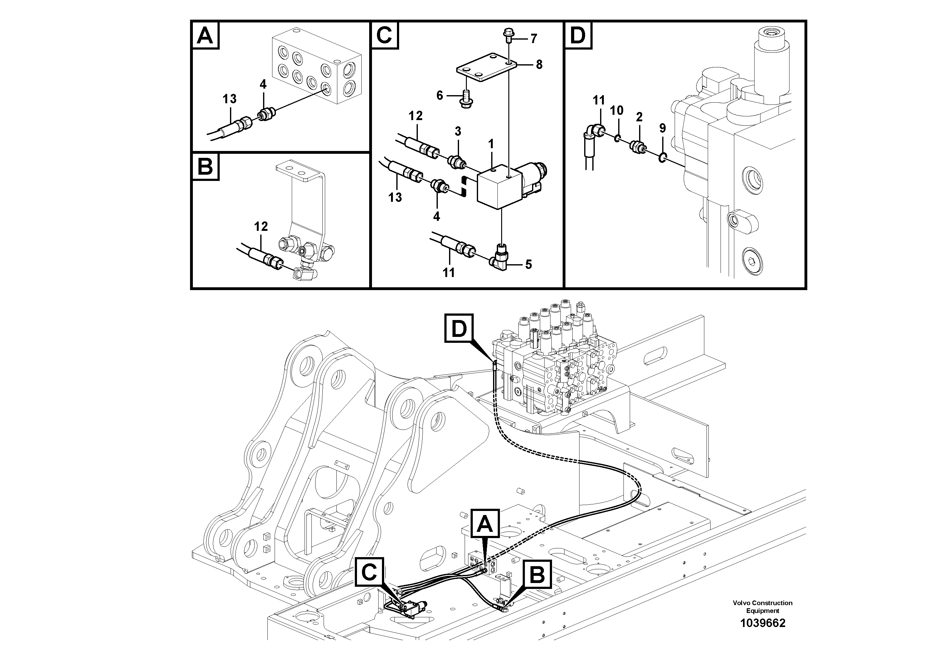 Timing gear casing VOE15084453 VOLVO