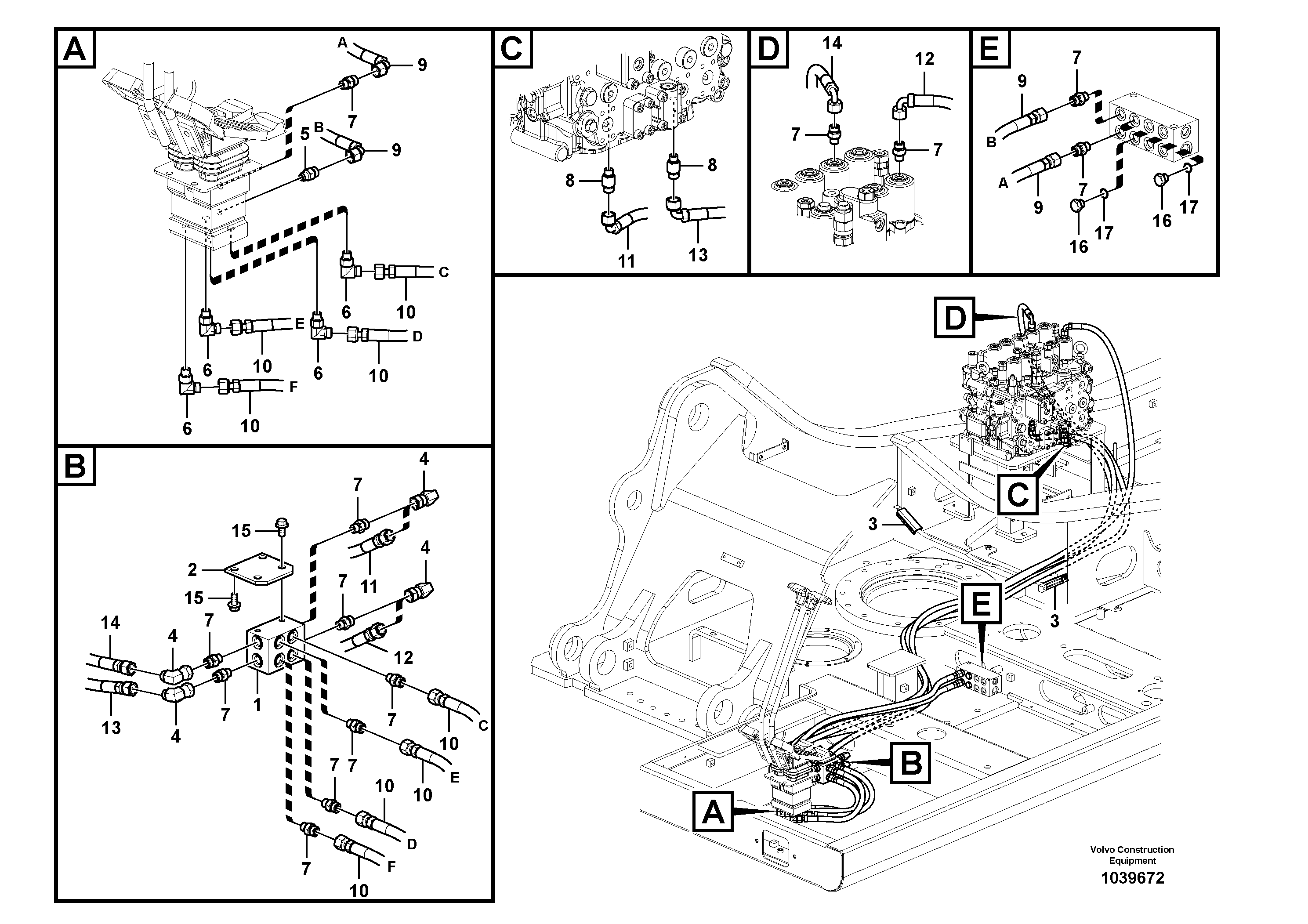Timing gear casing VOE15036393 VOLVO
