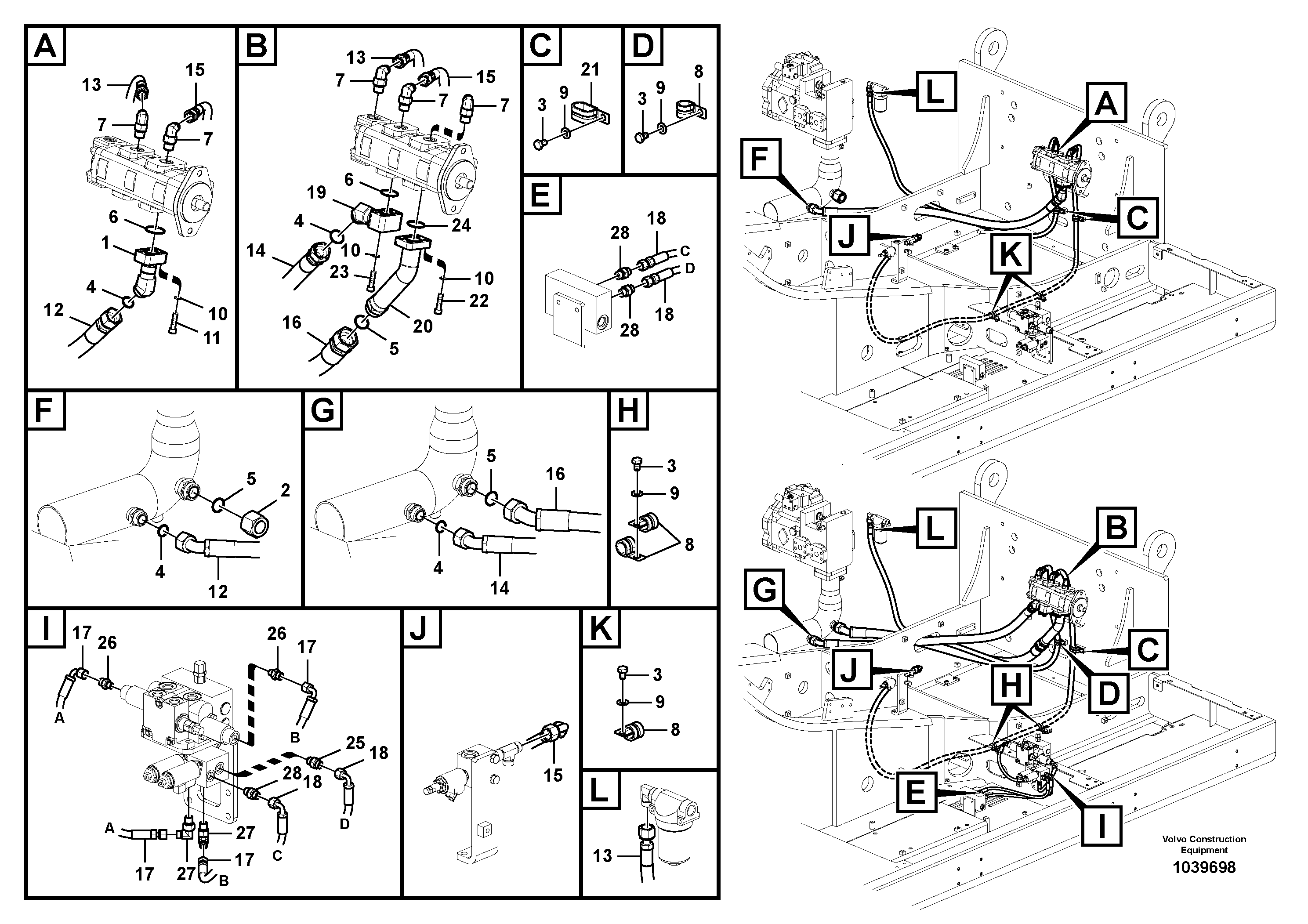Timing gear casing VOE14882044 VOLVO