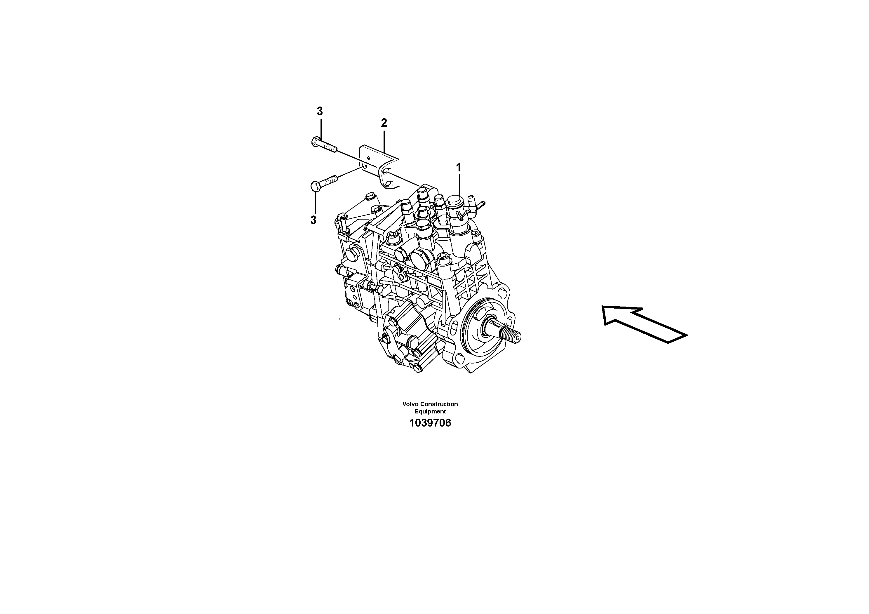 Injection Pump VOE17410552 VOLVO