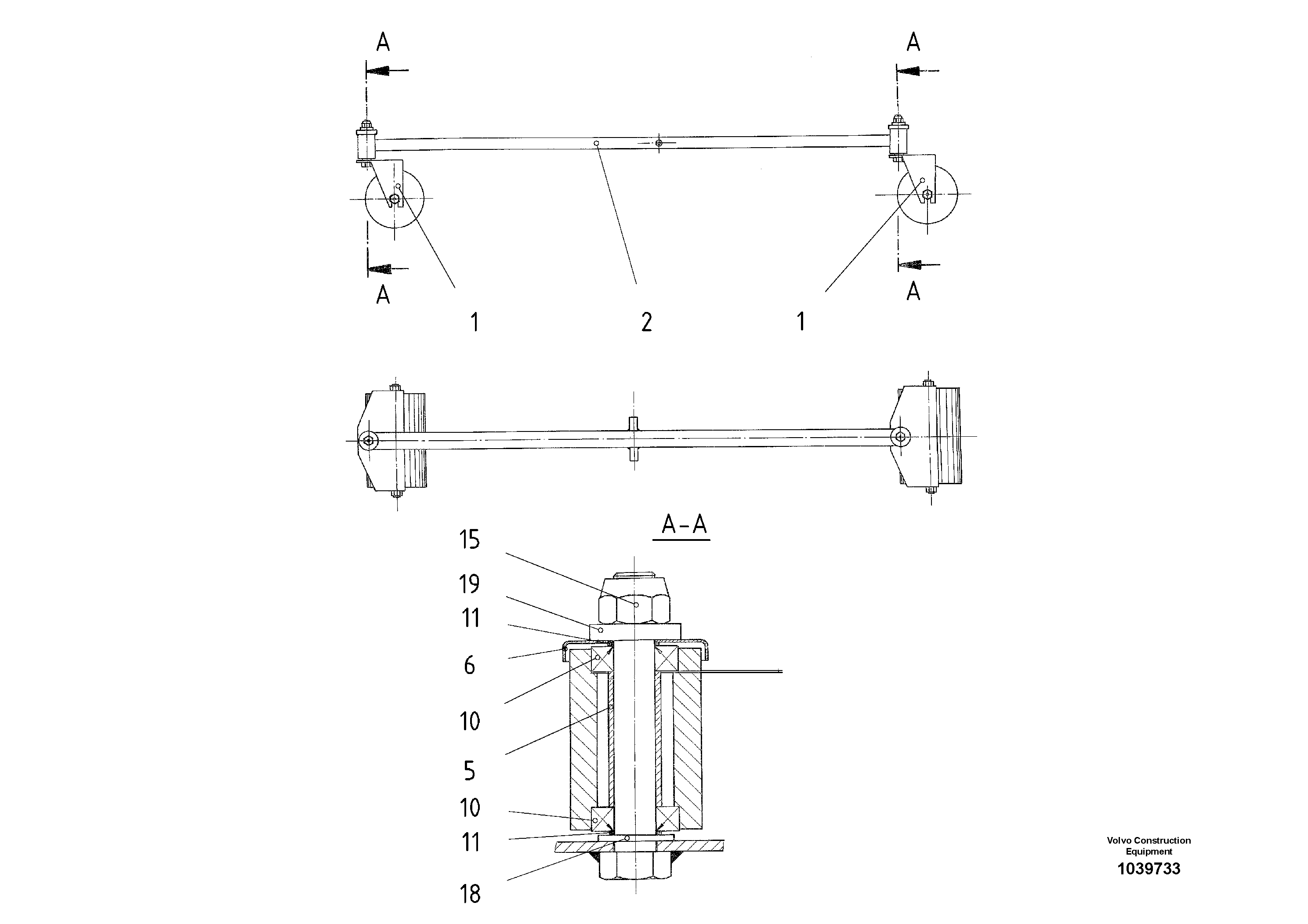 Tilt bearing RM96726153 VOLVO