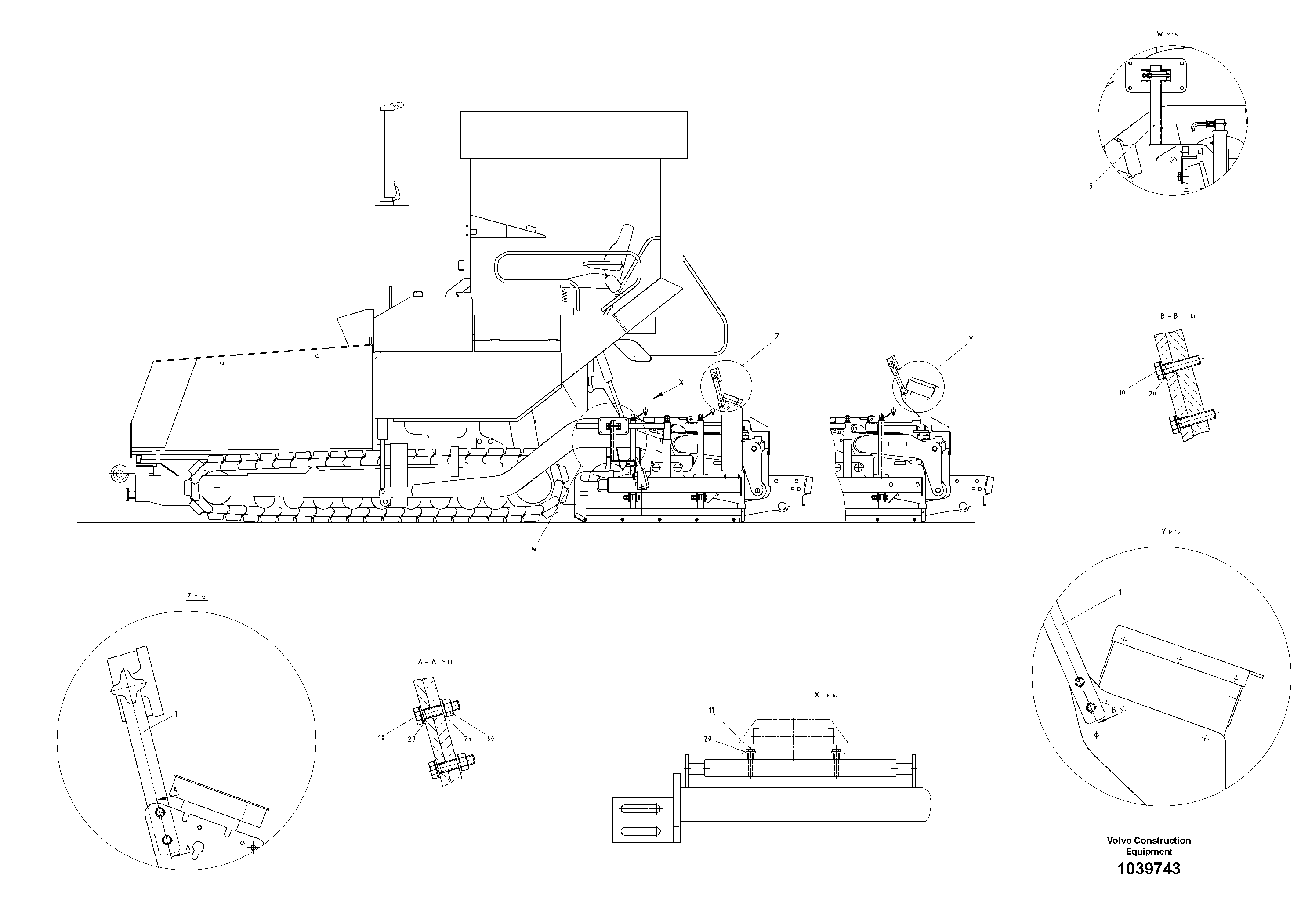 Mounting rail RM96713227 VOLVO