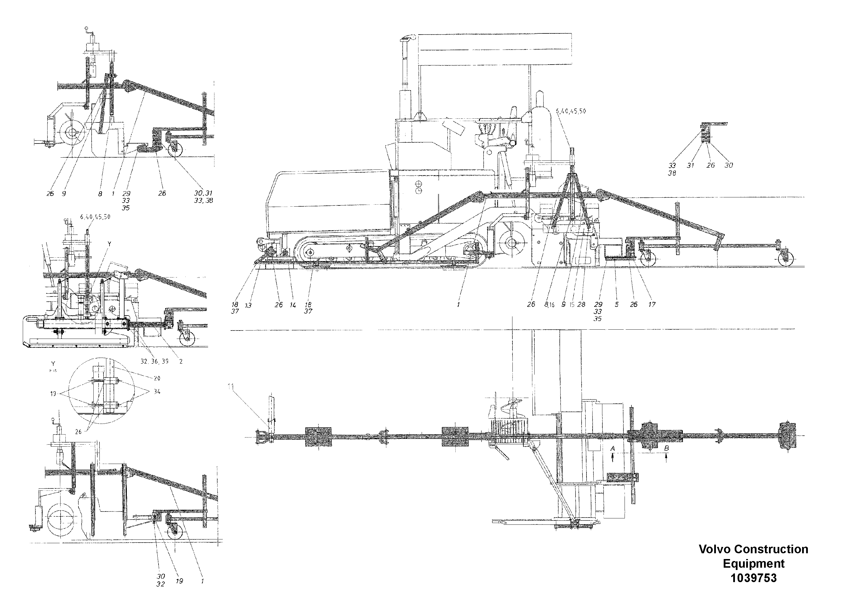 Mounting rail RM96722293 VOLVO